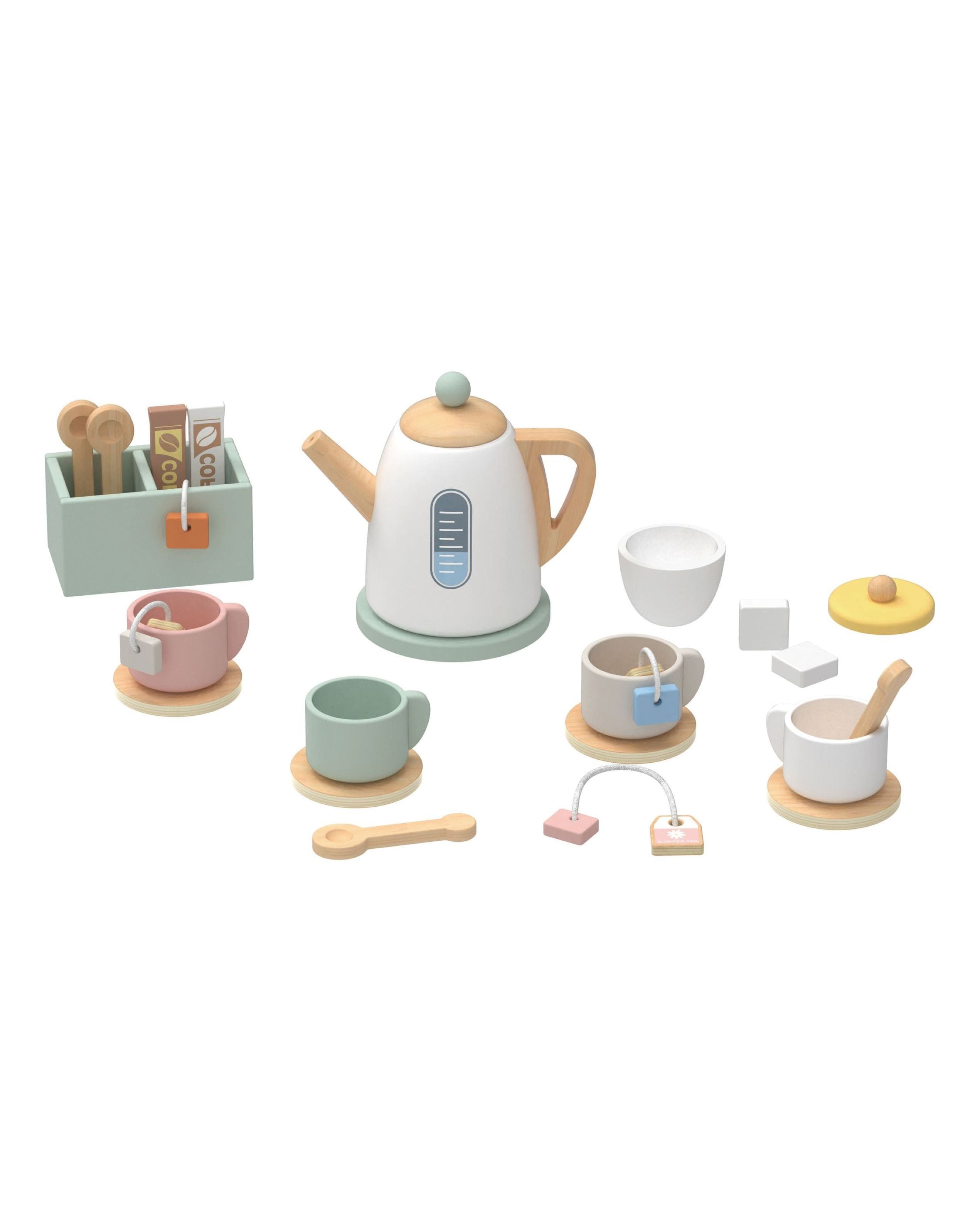 Wooden Tea Set