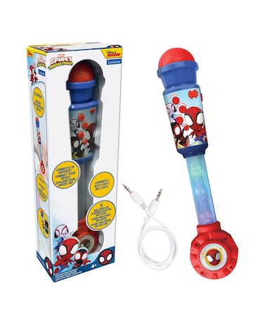 Spider-Man Lighting Microphone with speaker (aux-in), melodies and sound effects