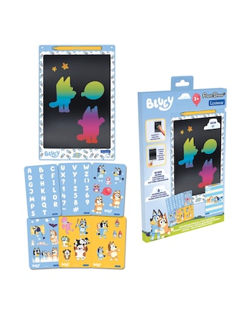 Bluey 11'' multicolor learning drawing E-ink tablet with stencils