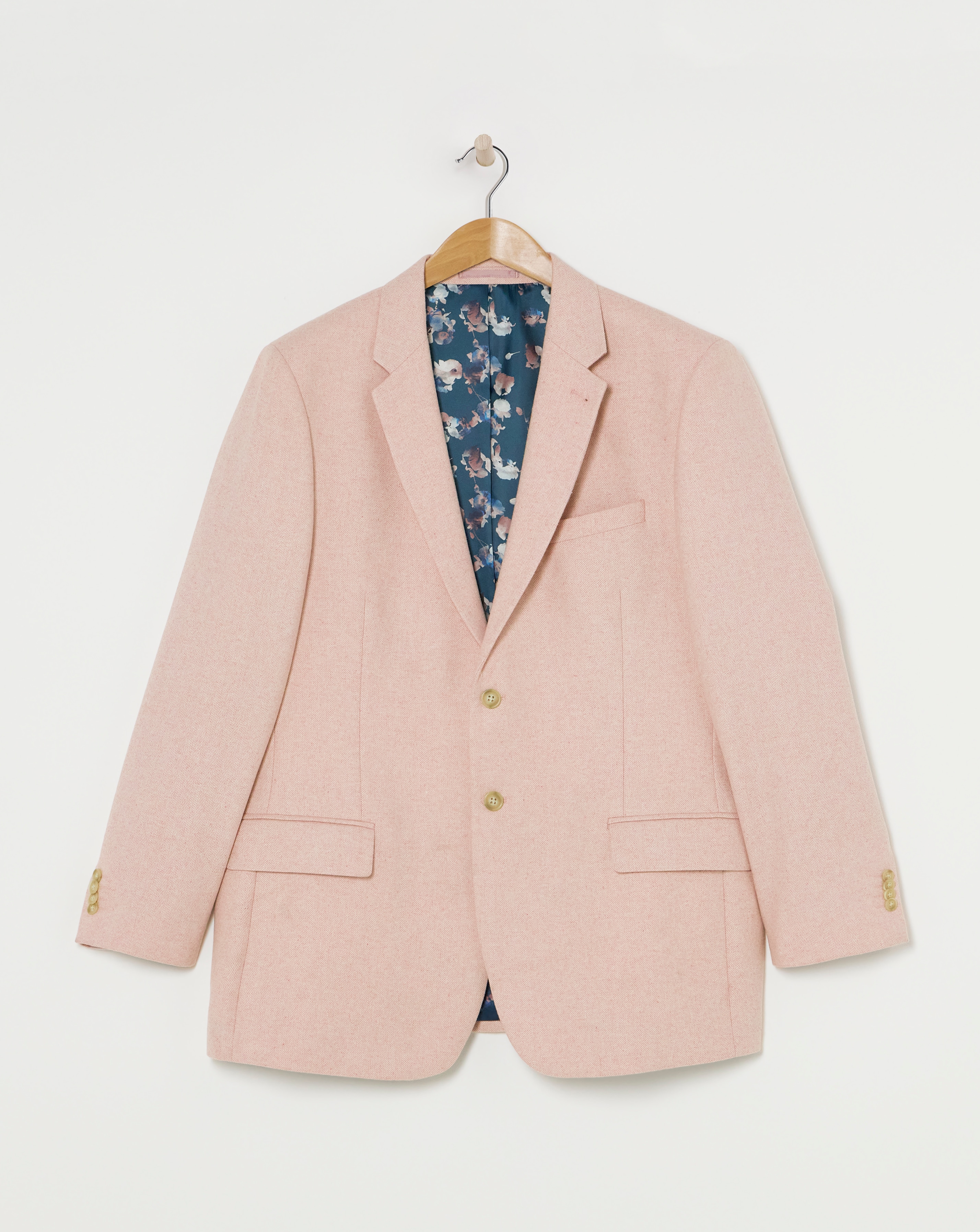 Wool Blend Suit Jacket