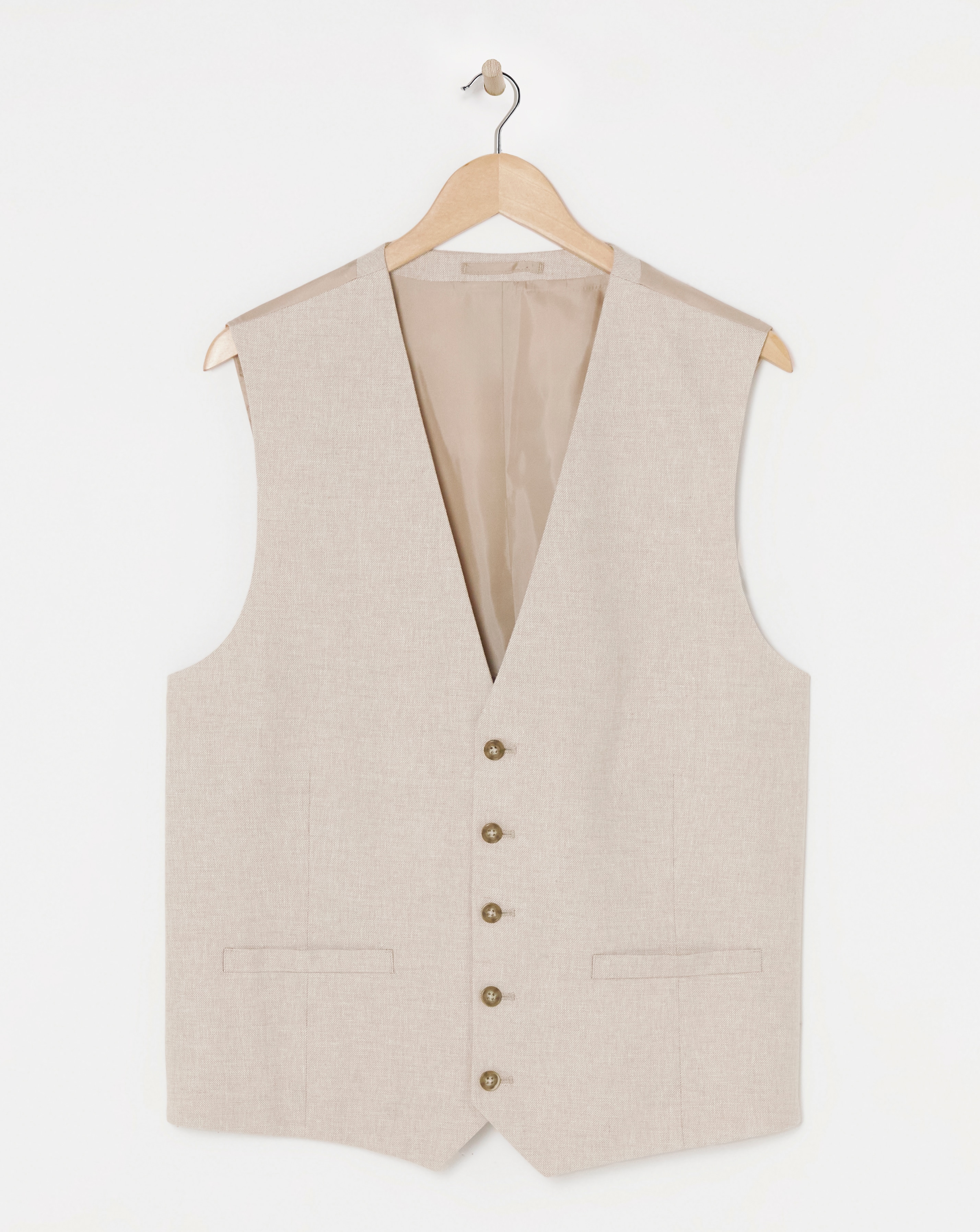 Linen Blend Waistcoat
