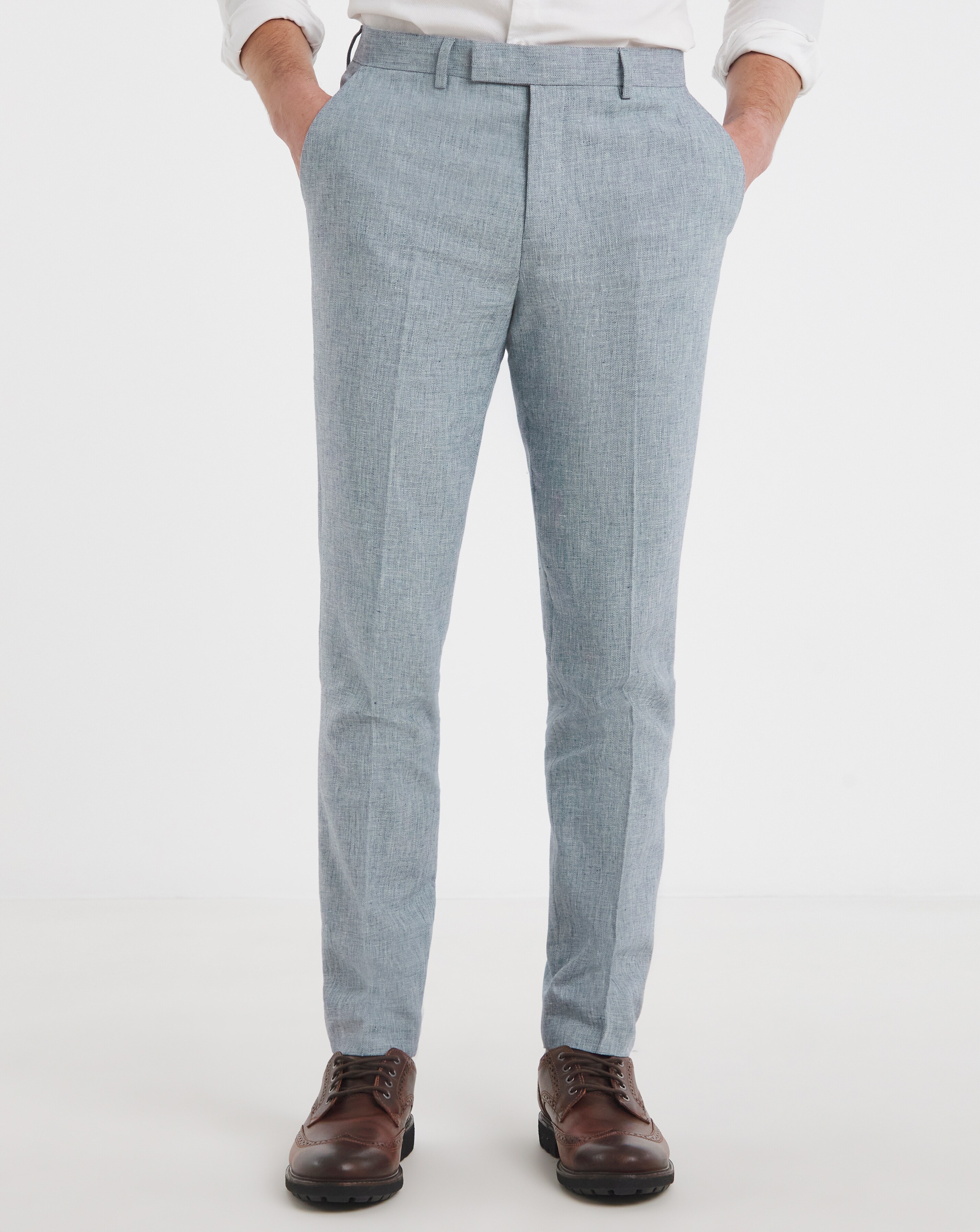 Linen Blend Trouser
