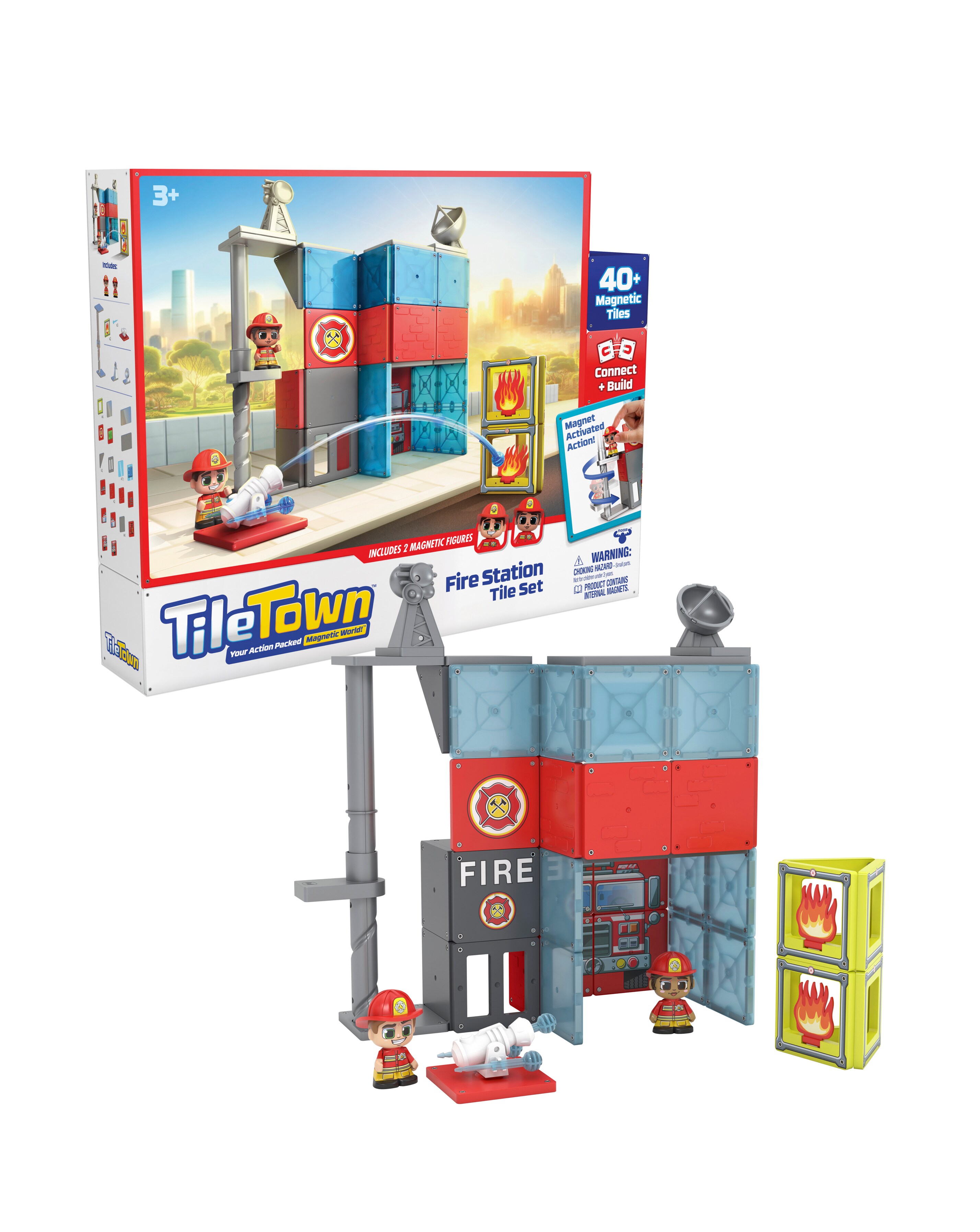 Tile Town Fire Station Set