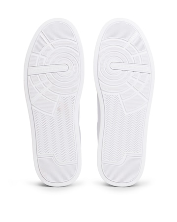 Tommy Hilfiger Court Leather Trainer - White/Navy