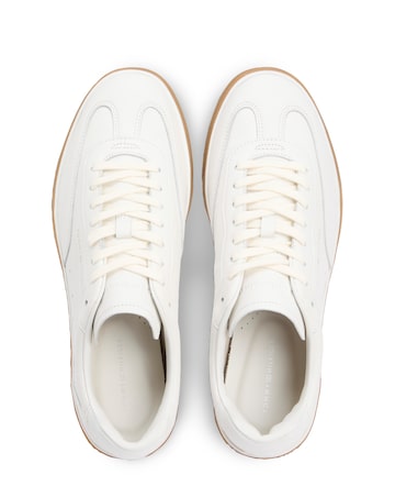 Tommy Hilfiger Lo Lux Leather Trainer - Ecru
