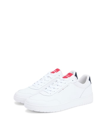 Tommy Hilfiger Basket Lite Leather Trainer - White