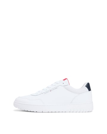 Tommy Hilfiger Basket Lite Leather Trainer - White