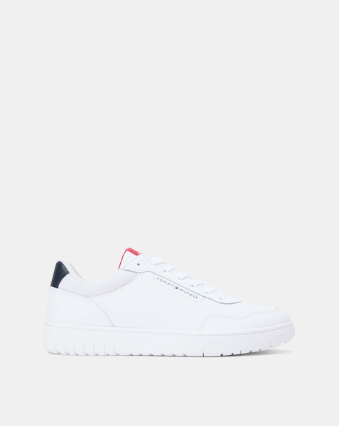Tommy Hilfiger Basket Lite Leather Trainers - White