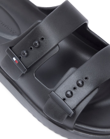 Tommy Hilfiger Adjustable Pool Slider - Black