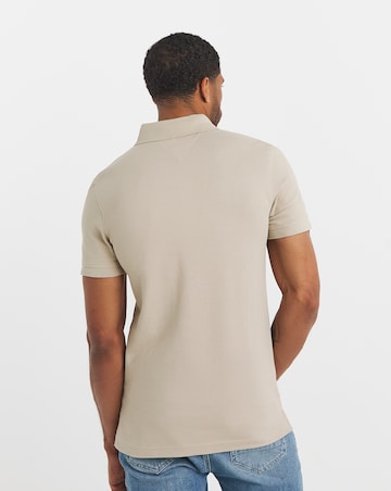 Tommy Hilfiger 1985 Short Sleeve Regular Polo - Beige