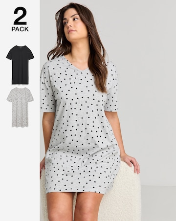 Pretty Secrets (2 Pack) Back to Basics Value Nighties