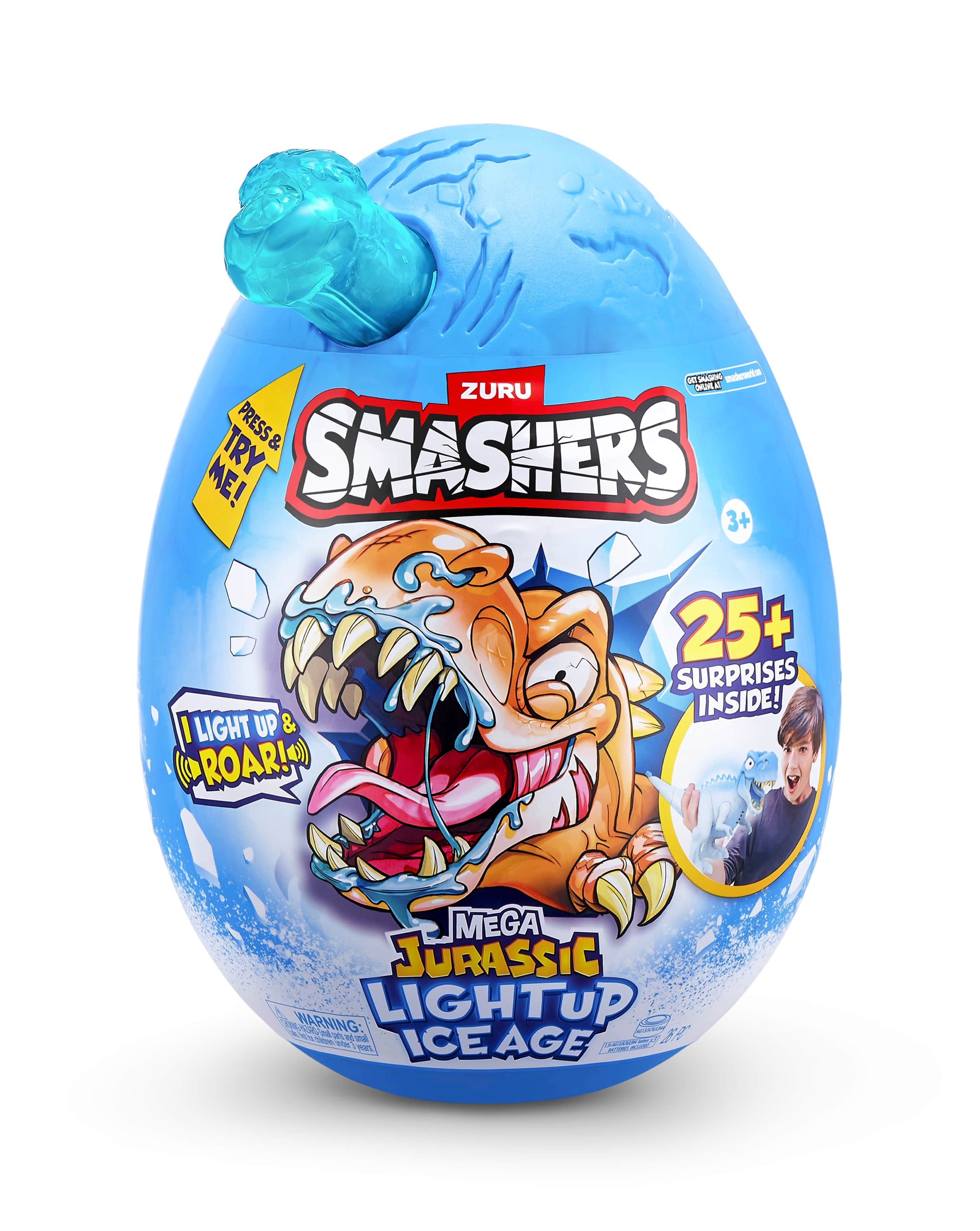 Smashers Dino Ice Age Light Up Mega Egg
