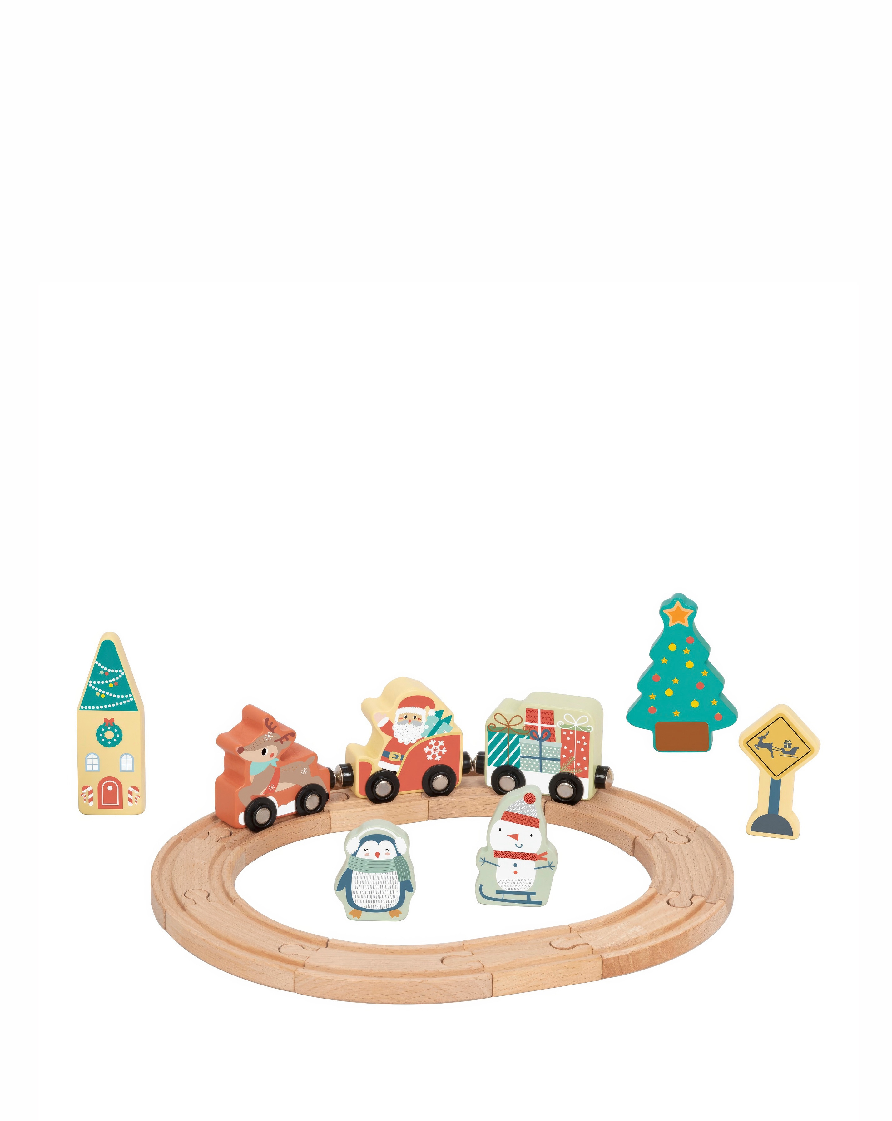Tooky Wooden Christmas Railroad