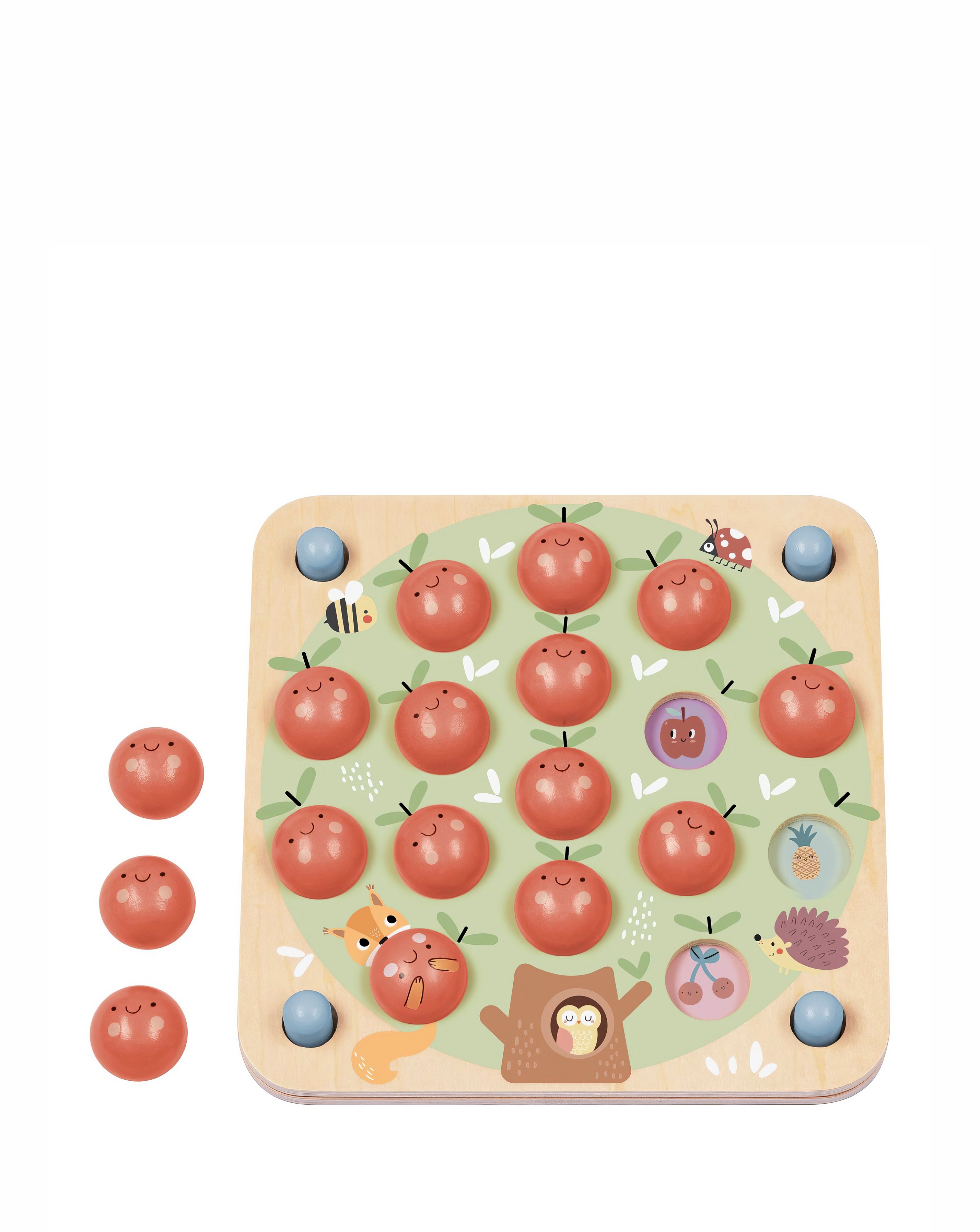 Tooky Wooden Memory Game - Apple