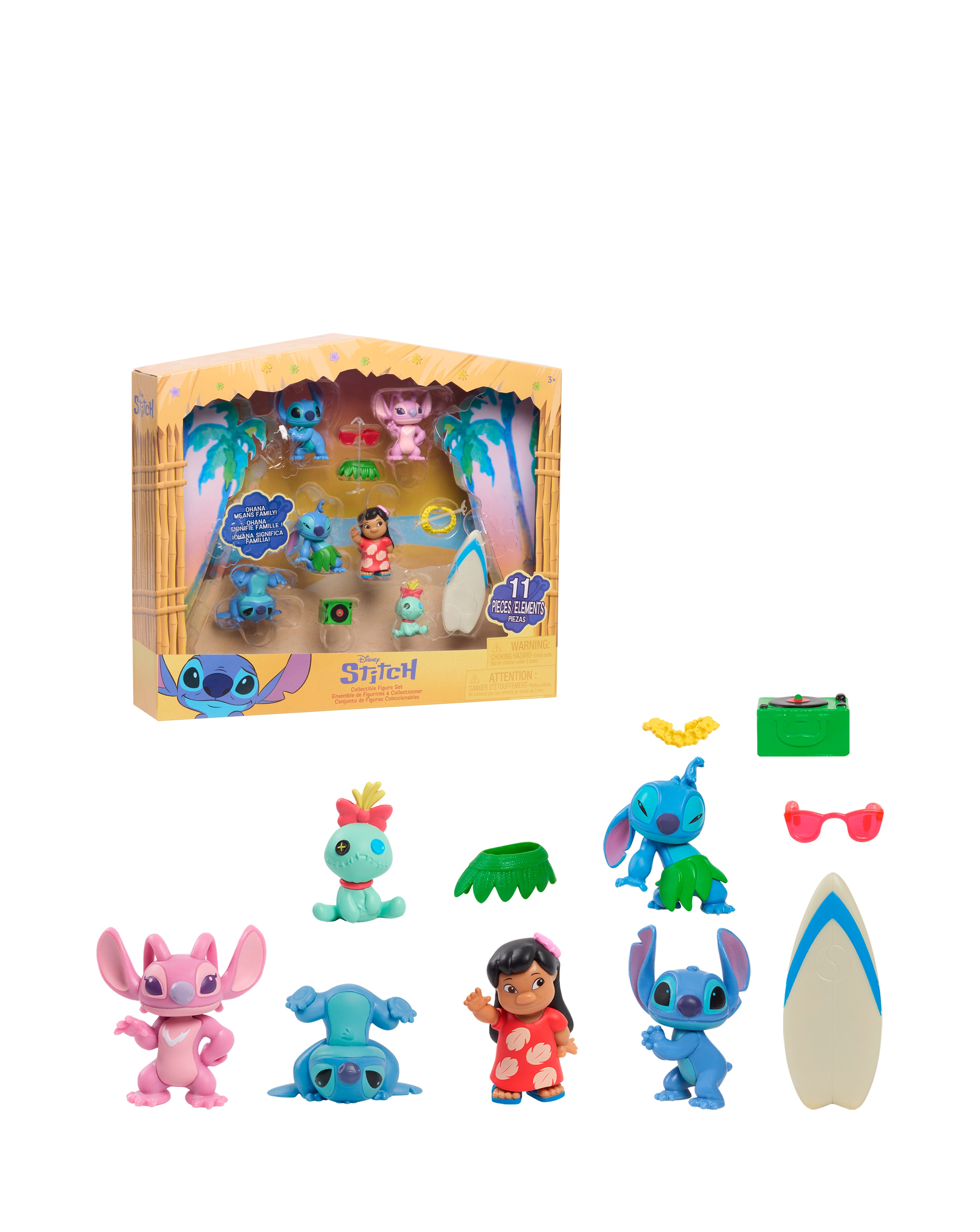 Disney Stitch Live Action Figure Set