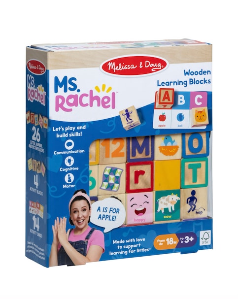 Melissa & Doug Ms. Rachel Wooden Blocks