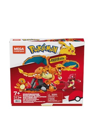 Mega Construx Pokemon Charmander Evolution Set