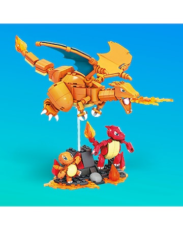Mega Construx Pokemon Charmander Evolution Set
