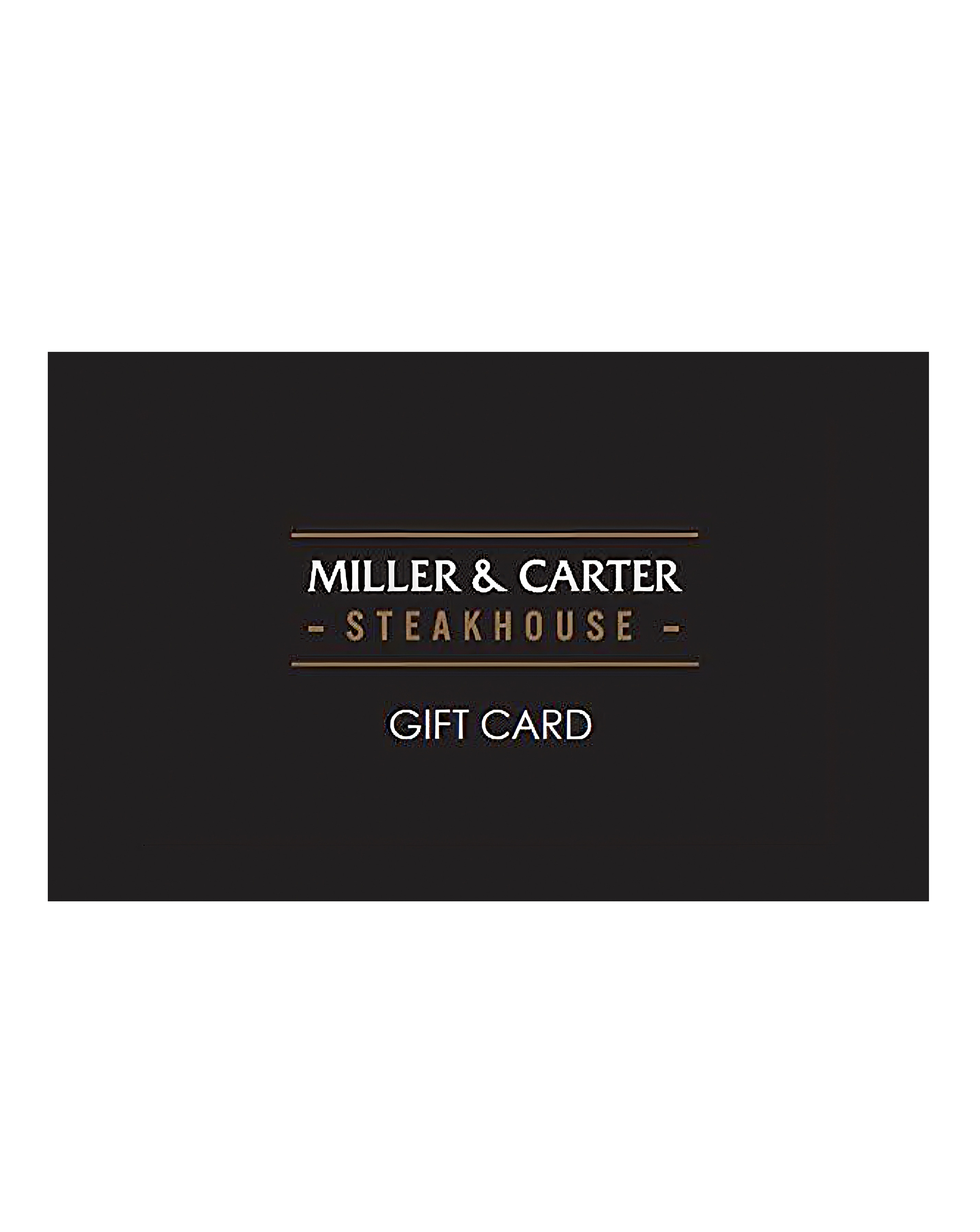 Miller & Carter #100 Gift Card
