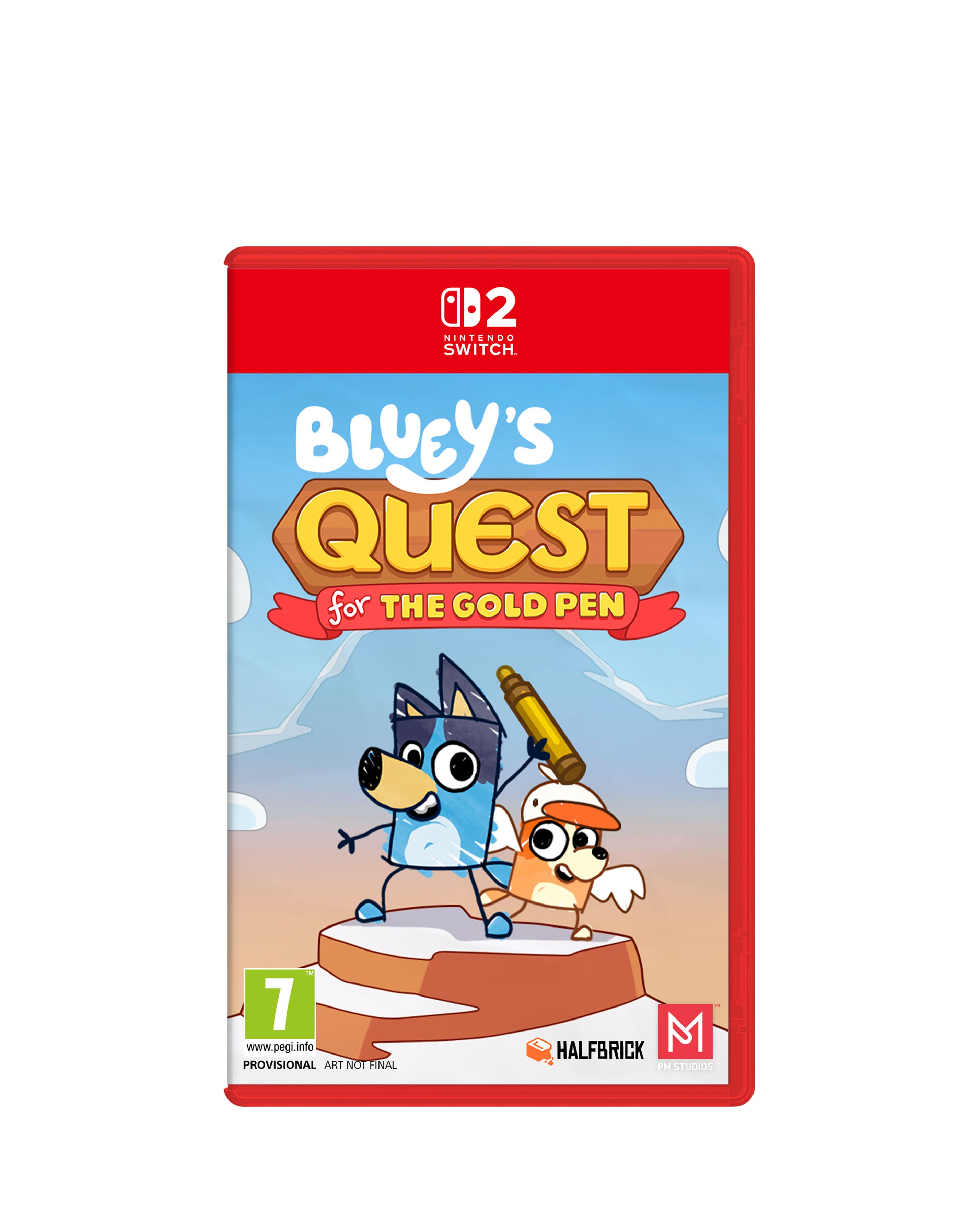 Bluey's Quest for the Gold Pen Switch 2