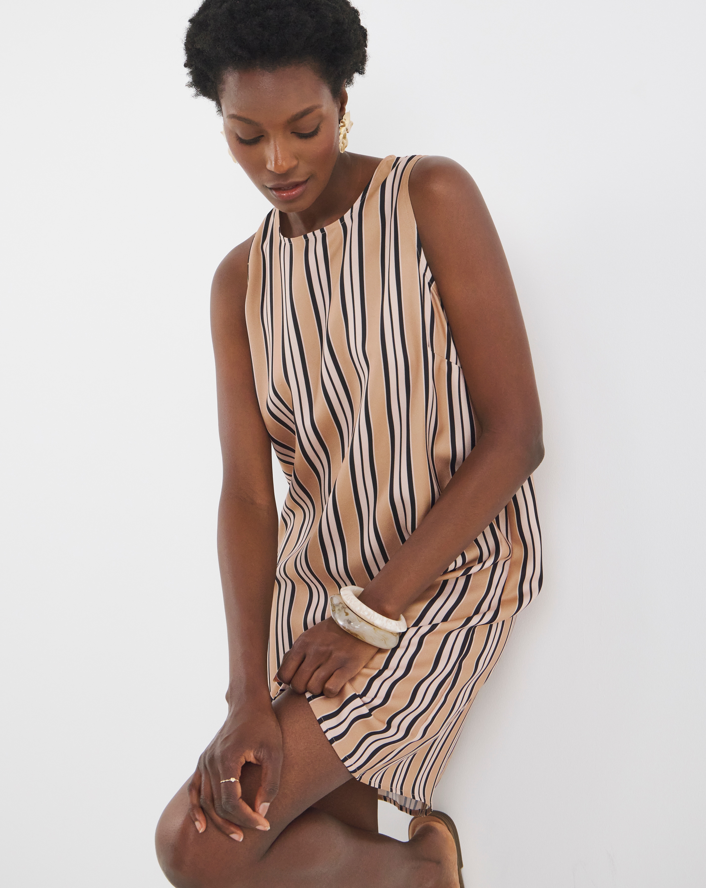 Sleeveless Shift Dress