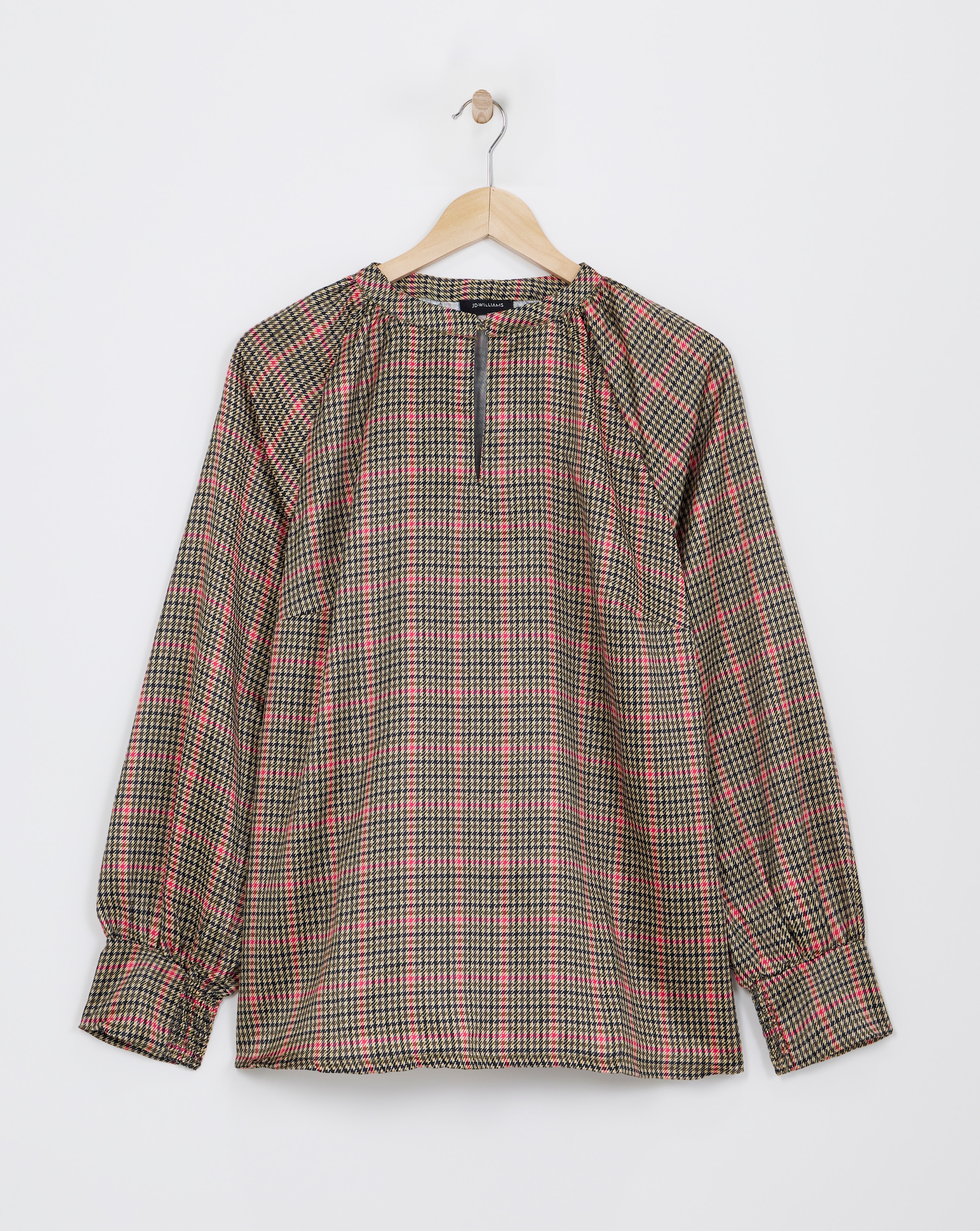 Satin Top With Keyhole