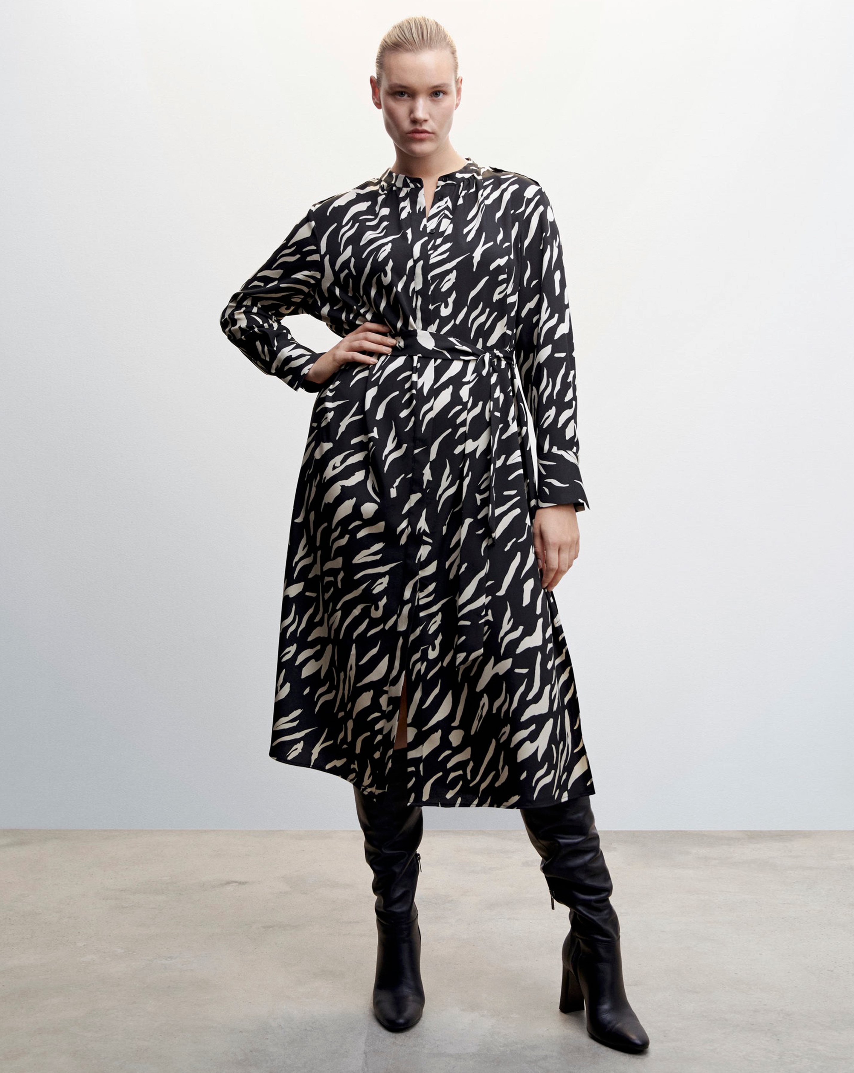 Mango Truman Midi Printed Dress