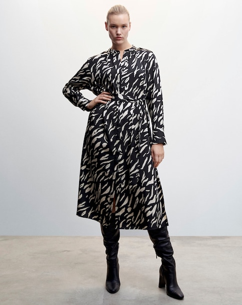 Mango Truman Midi Printed Dress