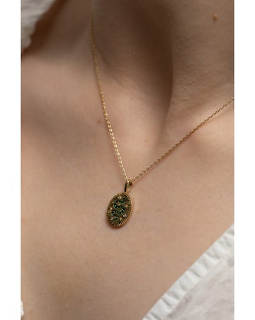 Inicio 14K Real Gold Plated Recycled Serpant Pendant Necklace - Gift Pouch