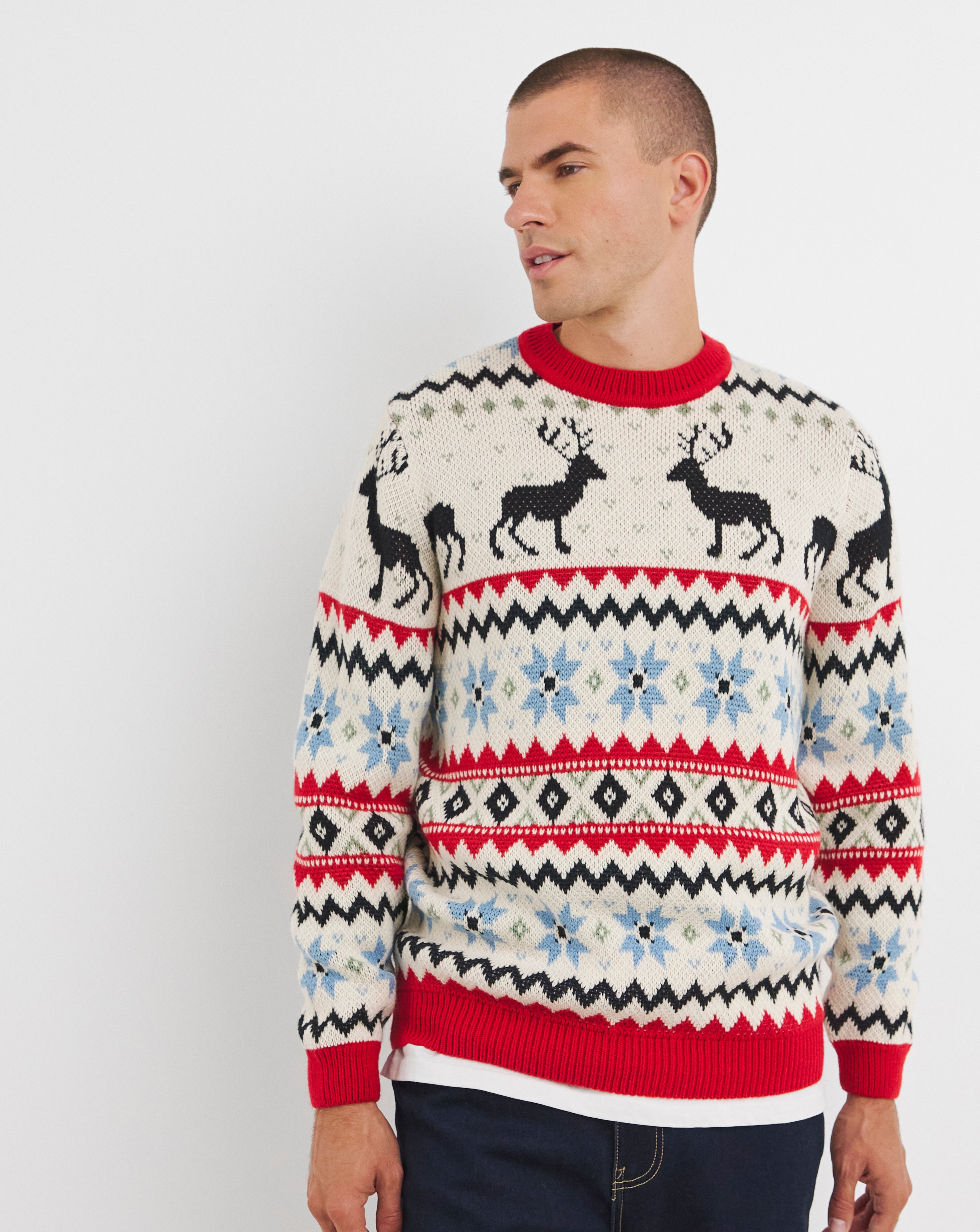 Christmas Fairisle Relaxed Fit Jumper