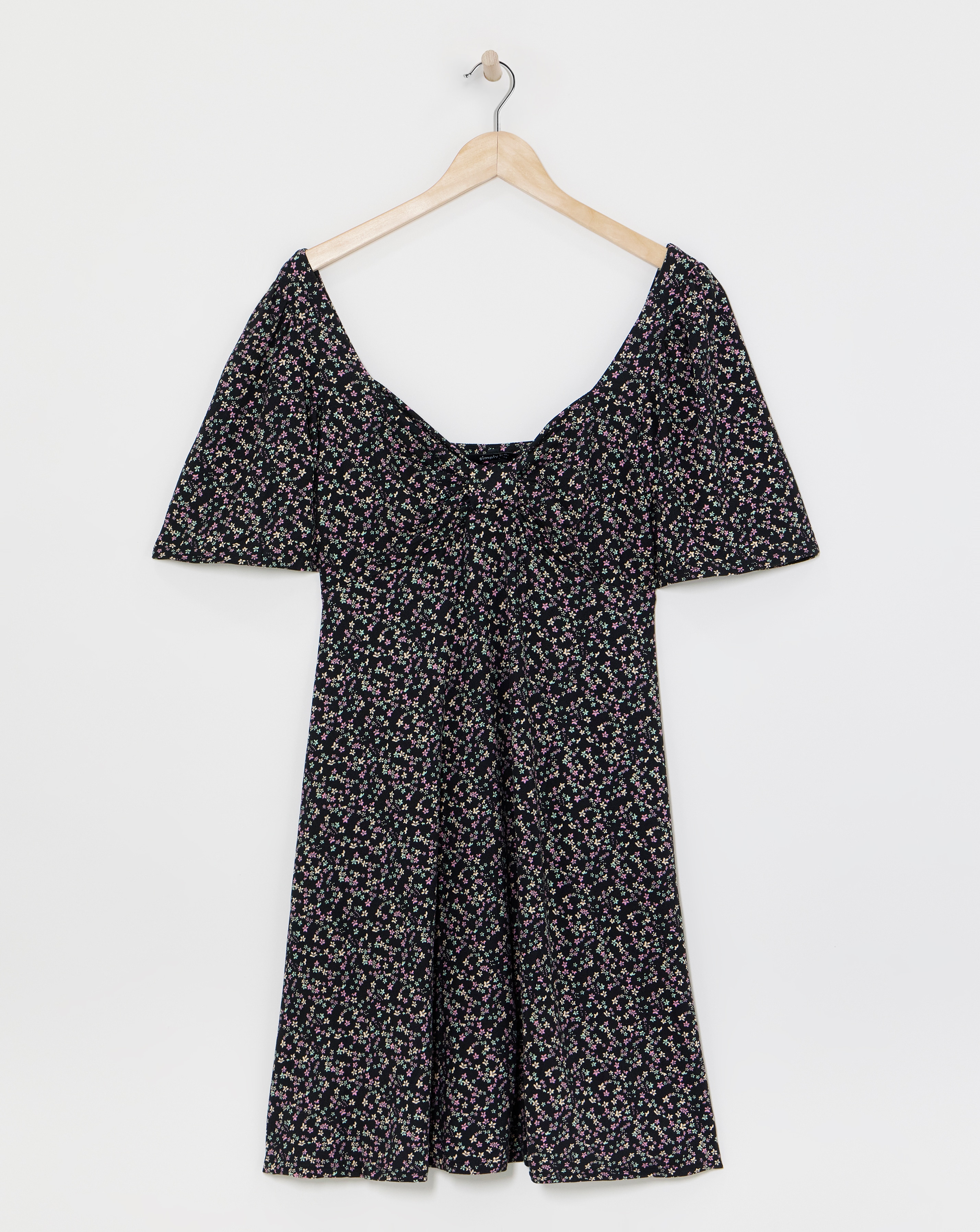 Ditsy Print Supersoft Skater Dress