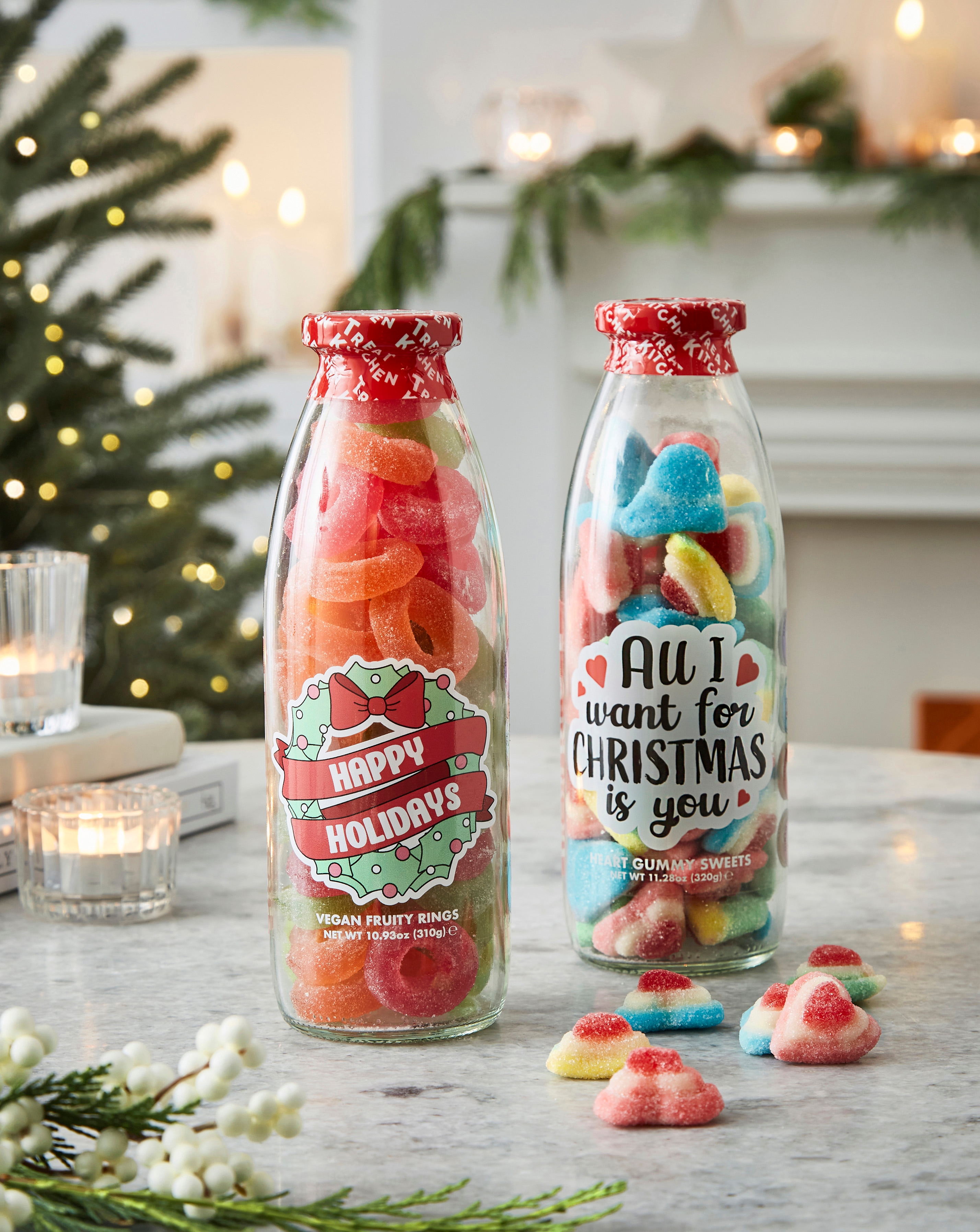 Treat Kitchen Xmas Sweet Bottles