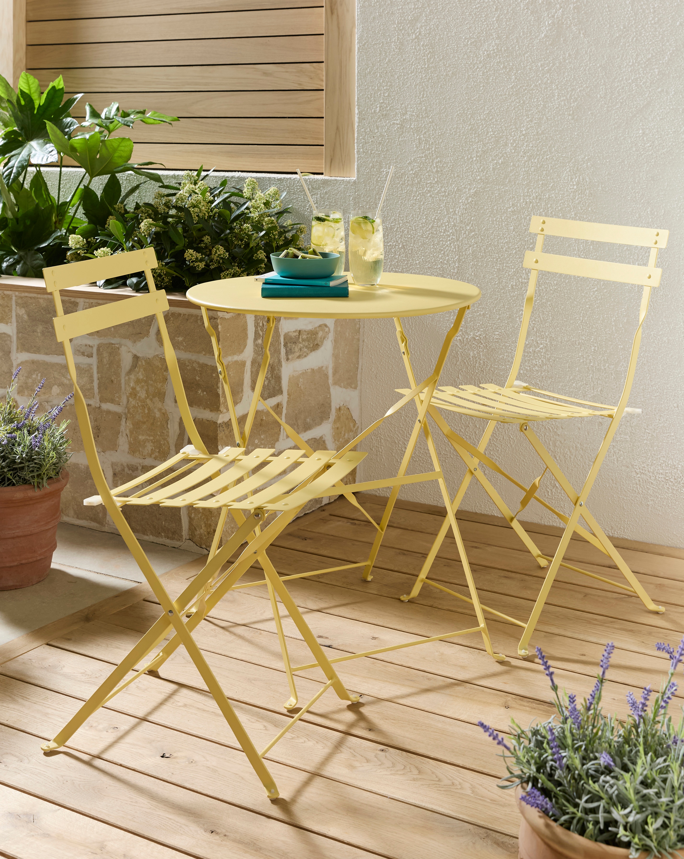 New In - Cali Metal Folding Bistro Set