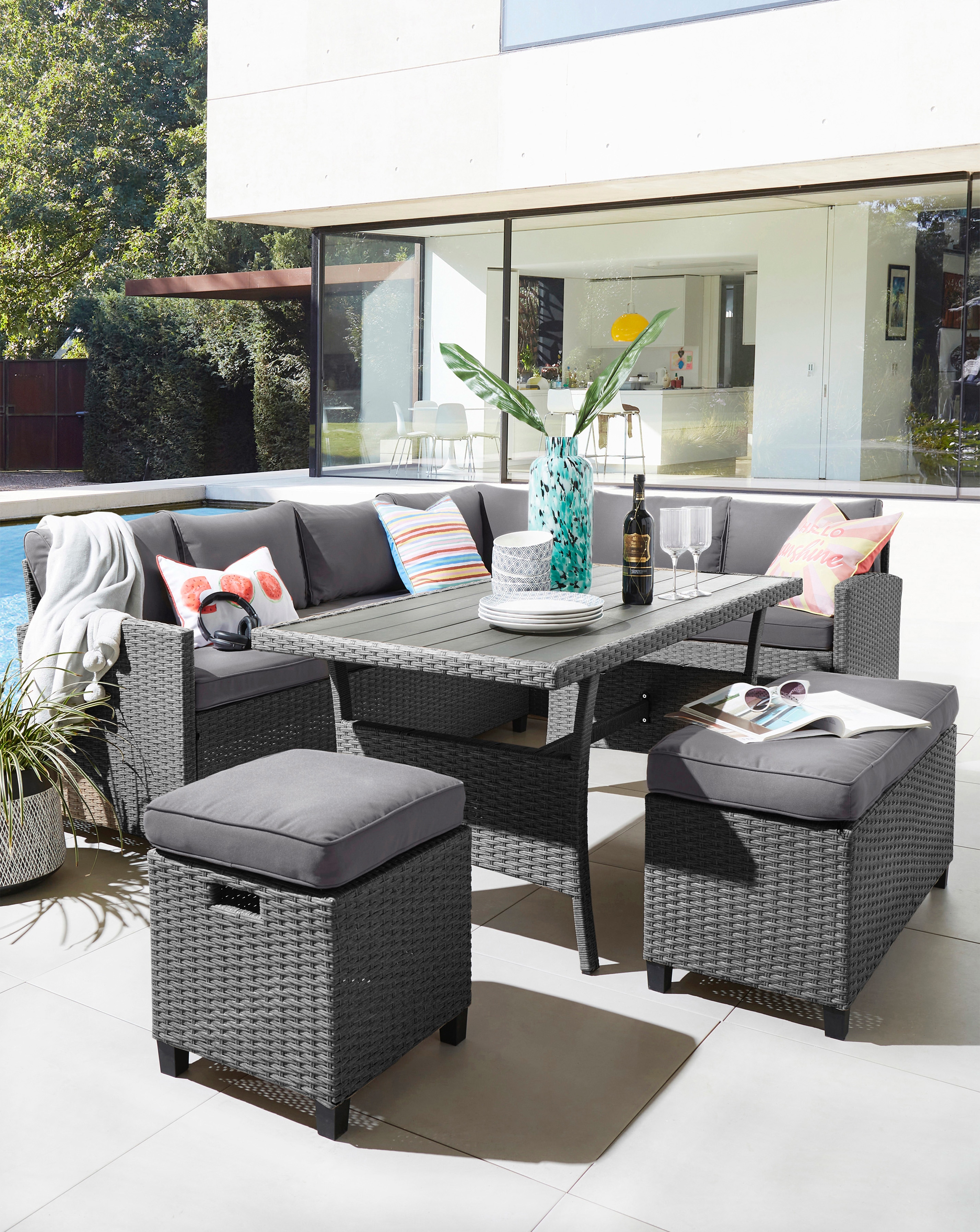 New In - Valencia Corner Dining Set