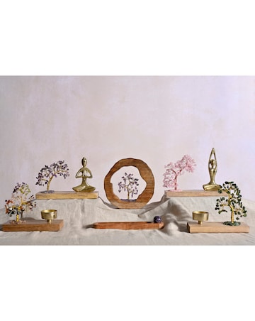 Serenity Gemstone Tree Tea Light Holder - 7 Chakras