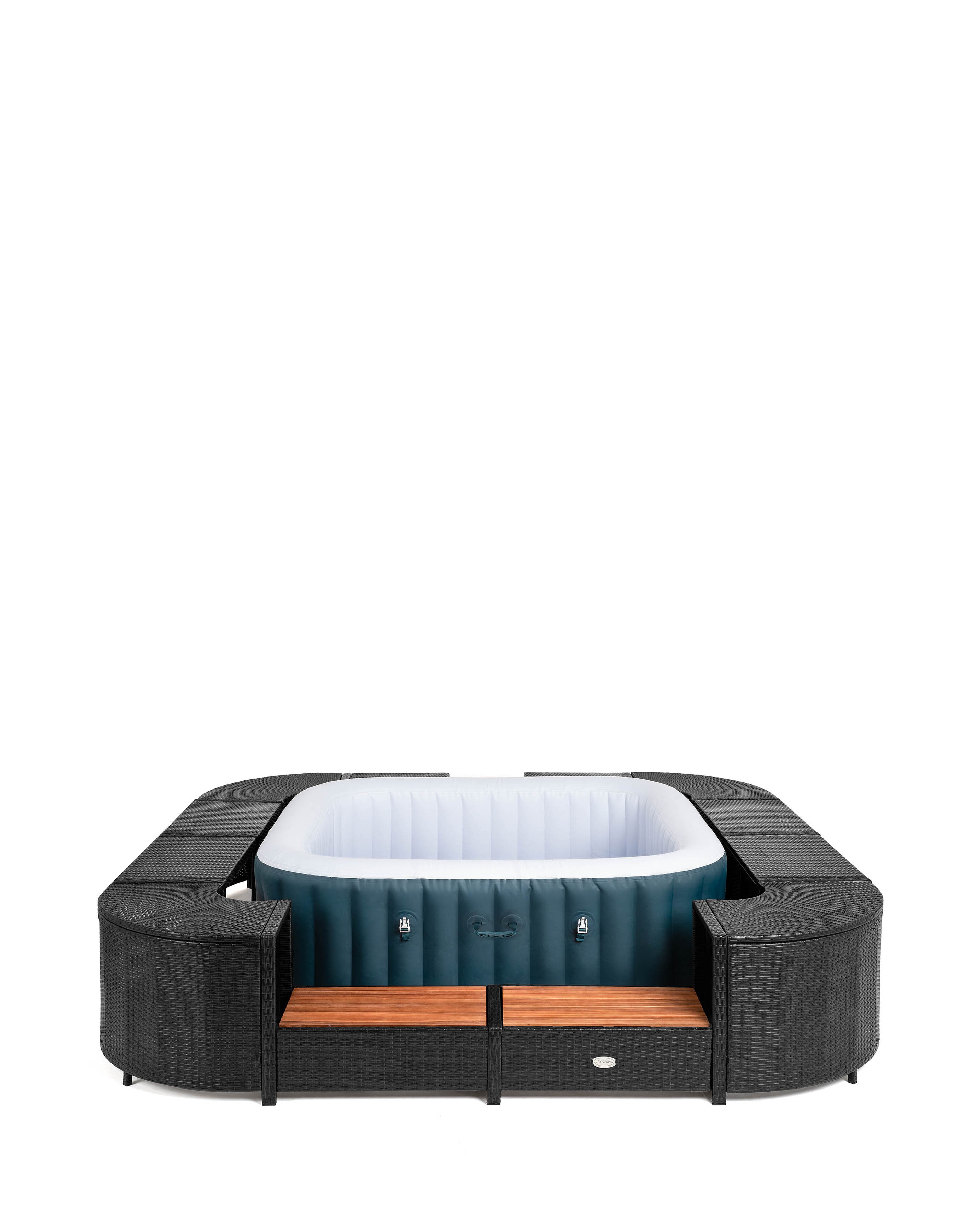 Lay-Z-Spa Square Rattan Hot Tub Surround