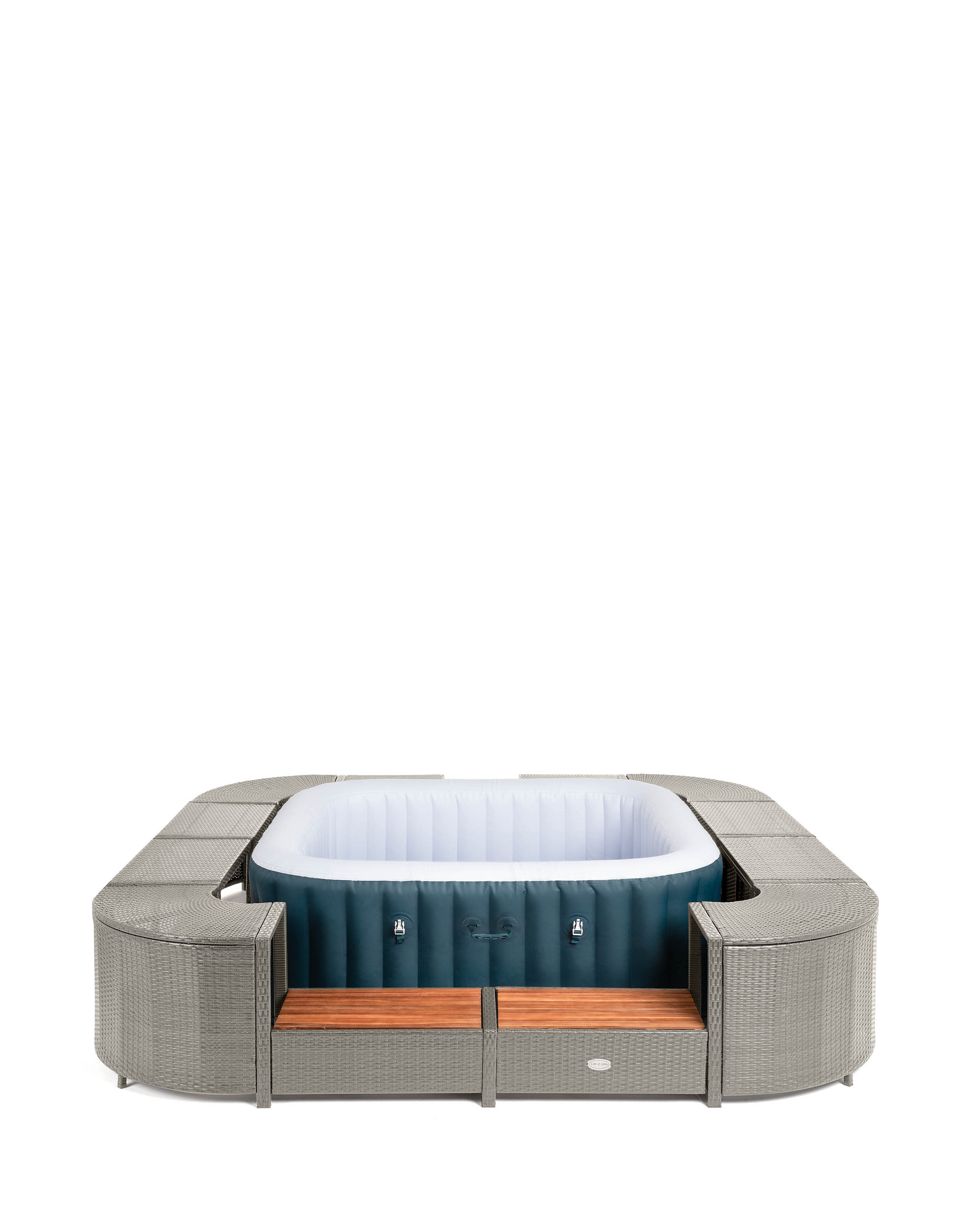 Lay-Z-Spa Square Rattan Hot Tub Surround