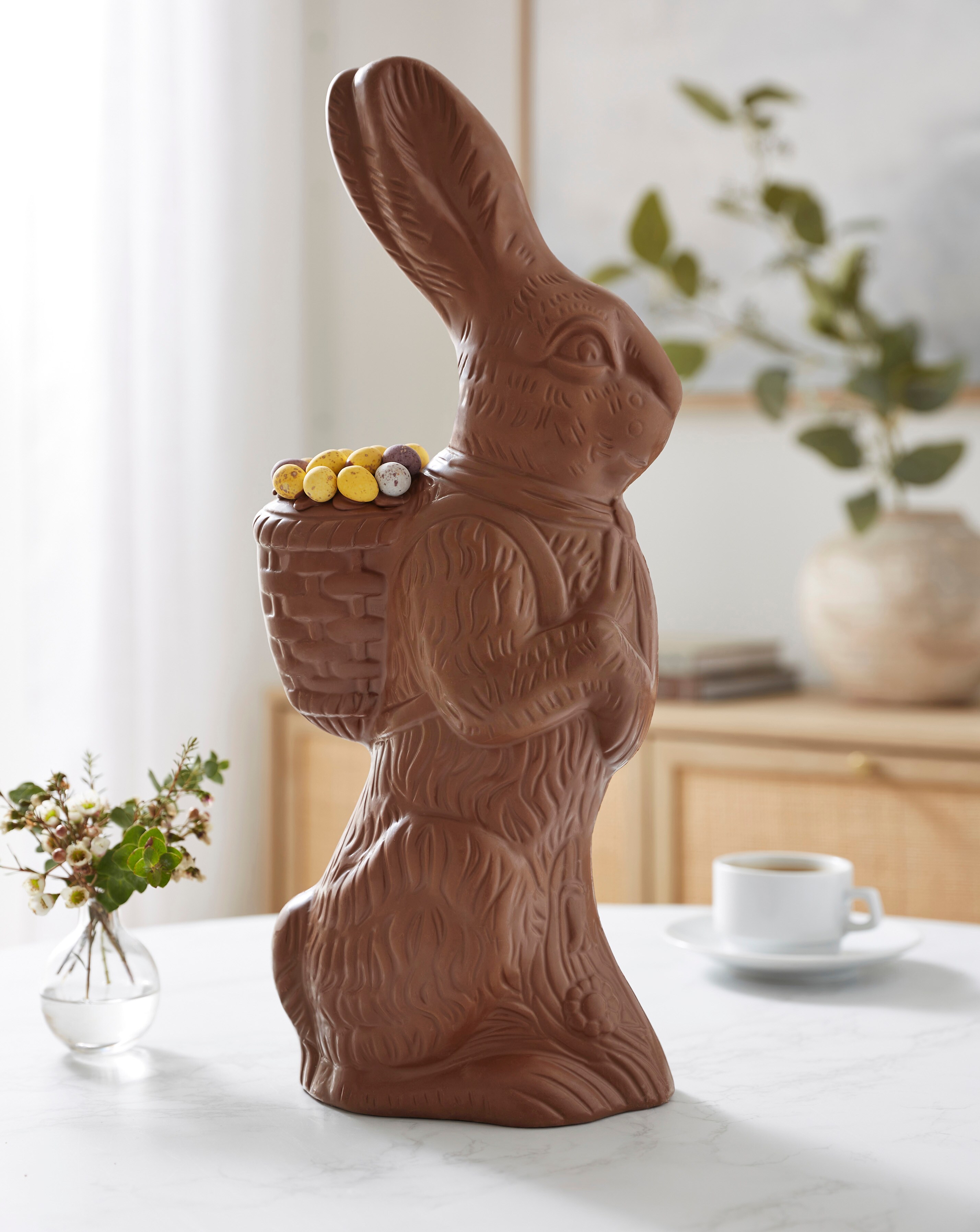 Stas Large Easter Bunny with Egg Basket