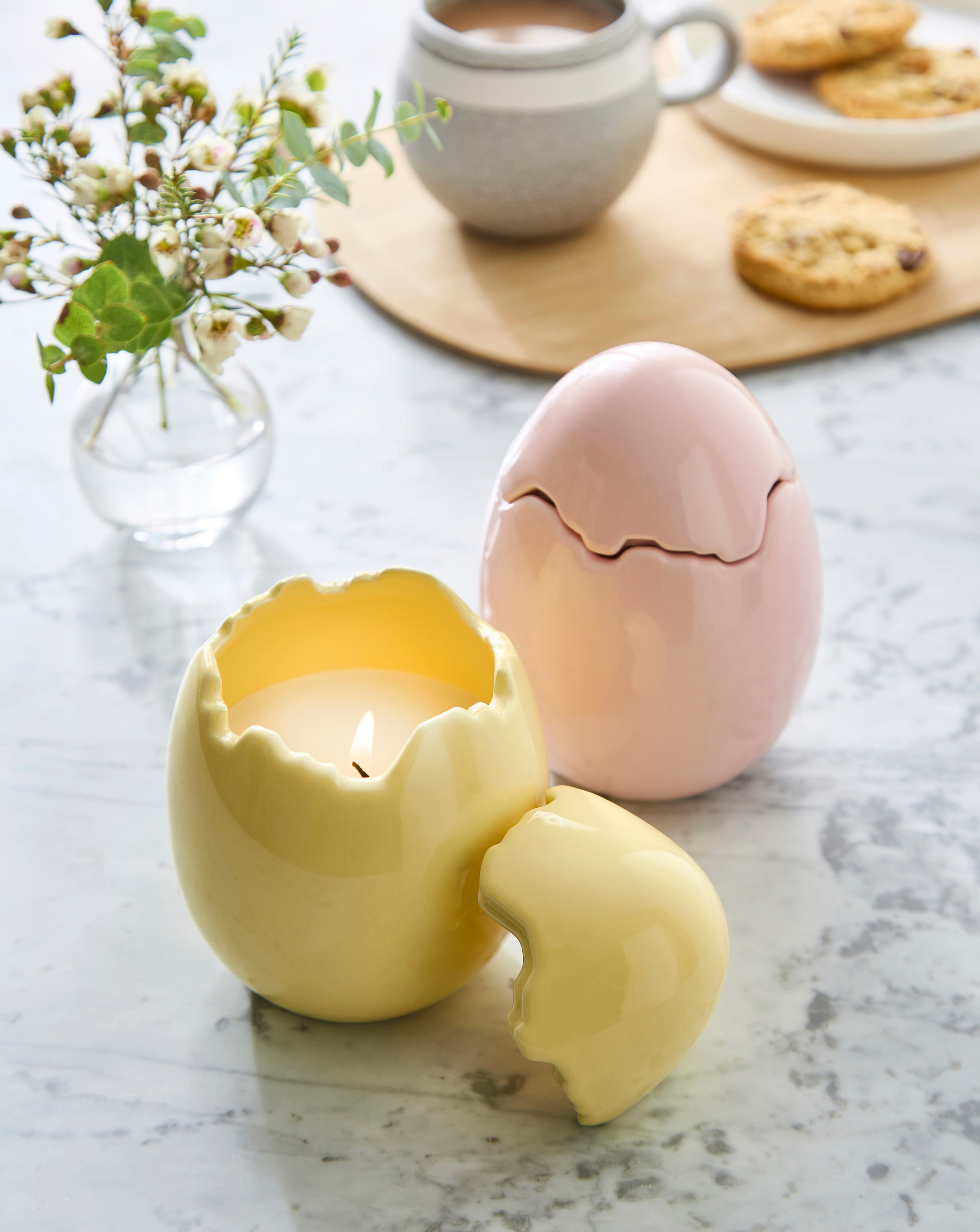 Egg Shaped Candles
