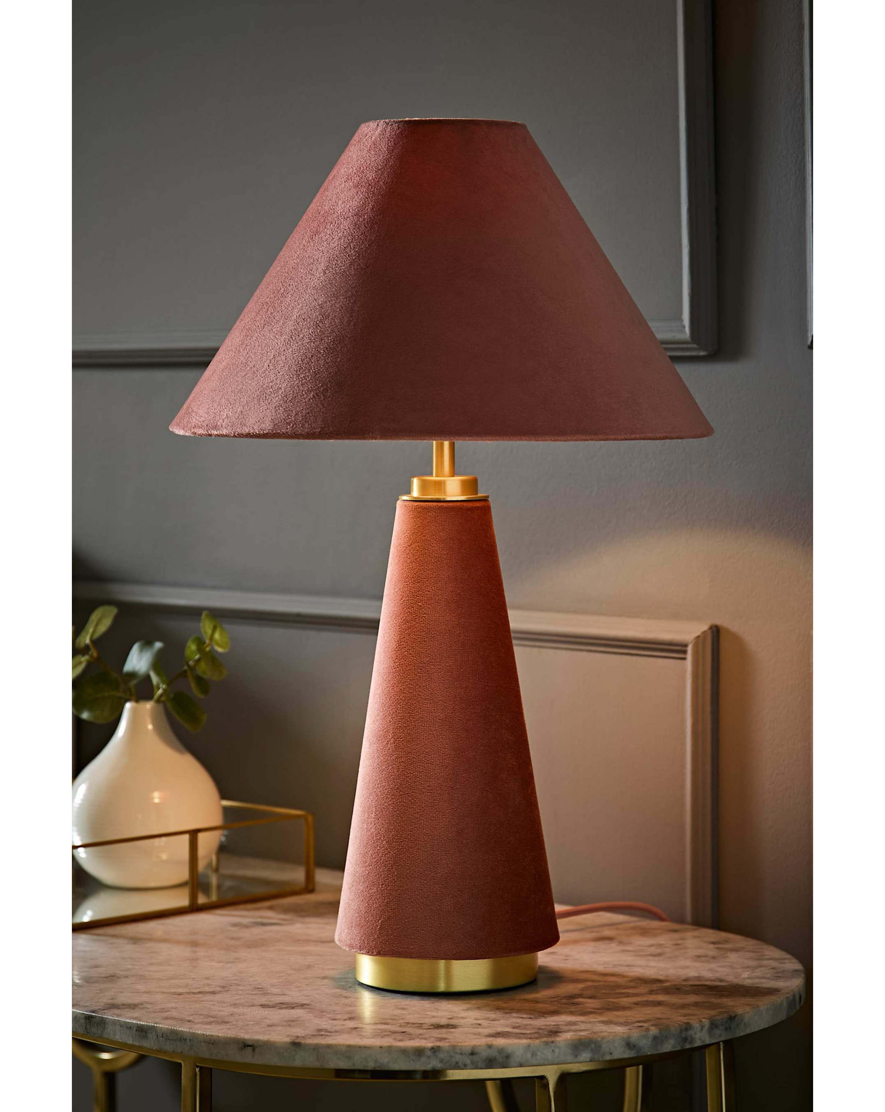 Martha Velvet Table Lamp