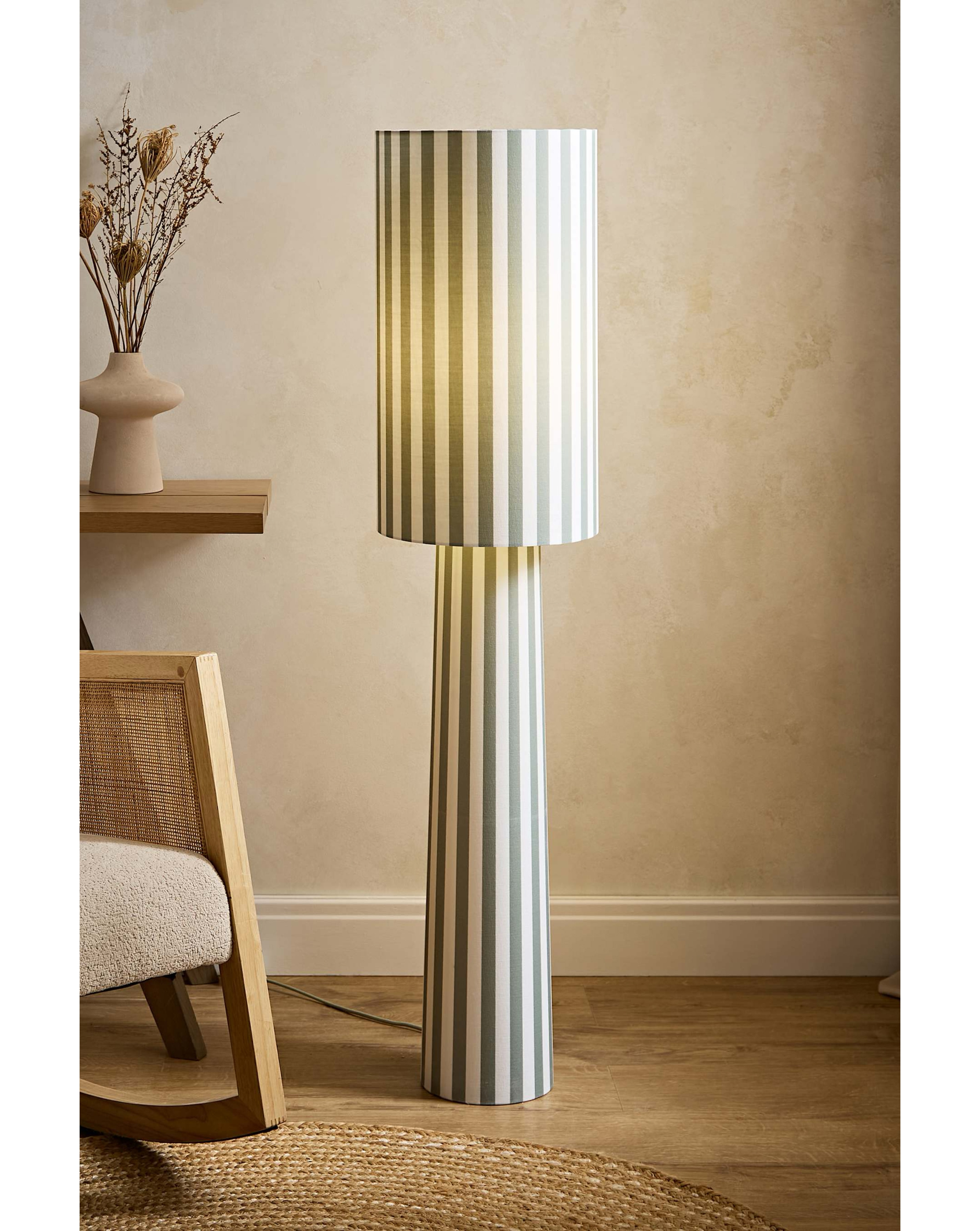 Thorley Stripe Midi Floor Lamp