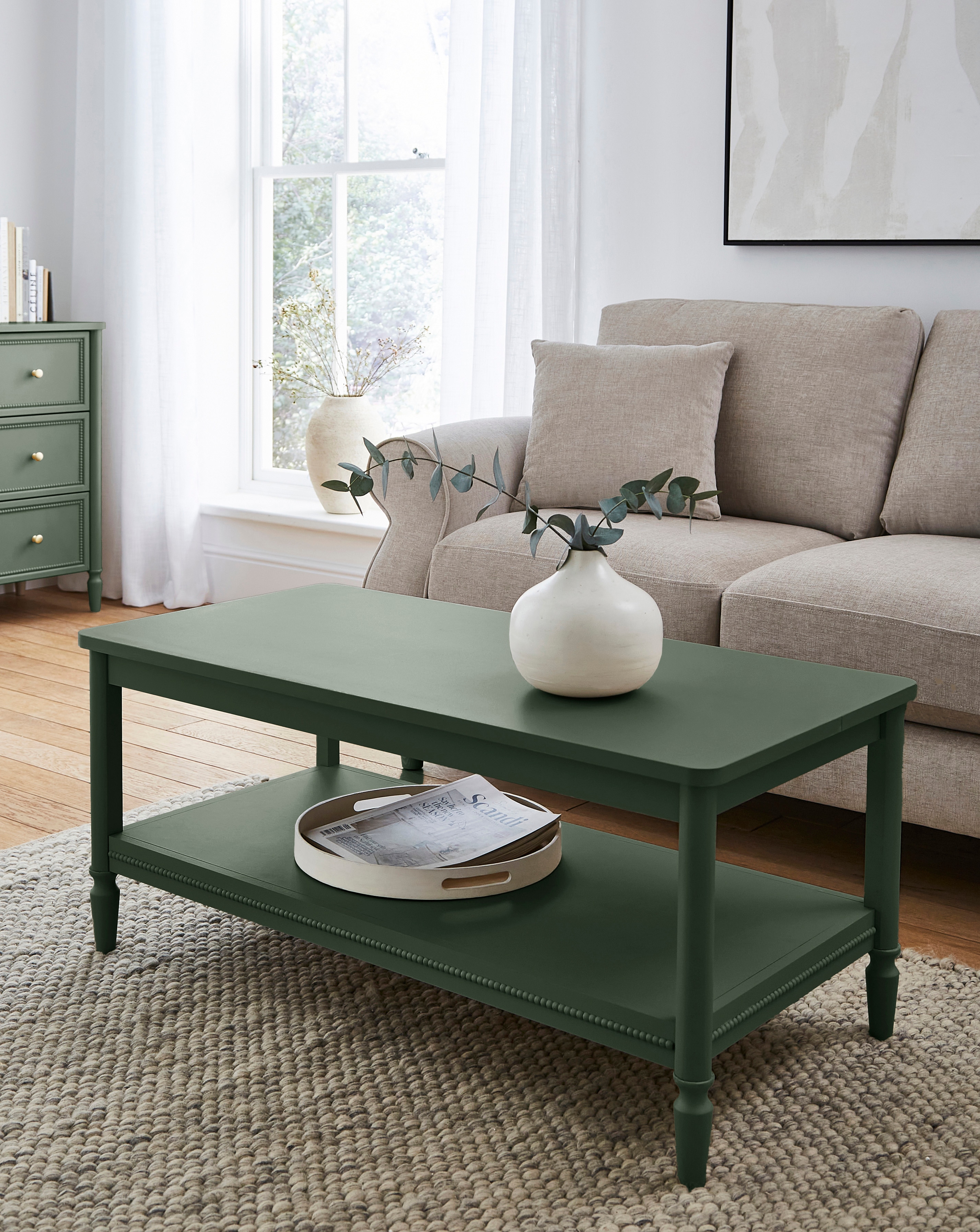 New In - Darcy Bobbin Trim Coffee Table