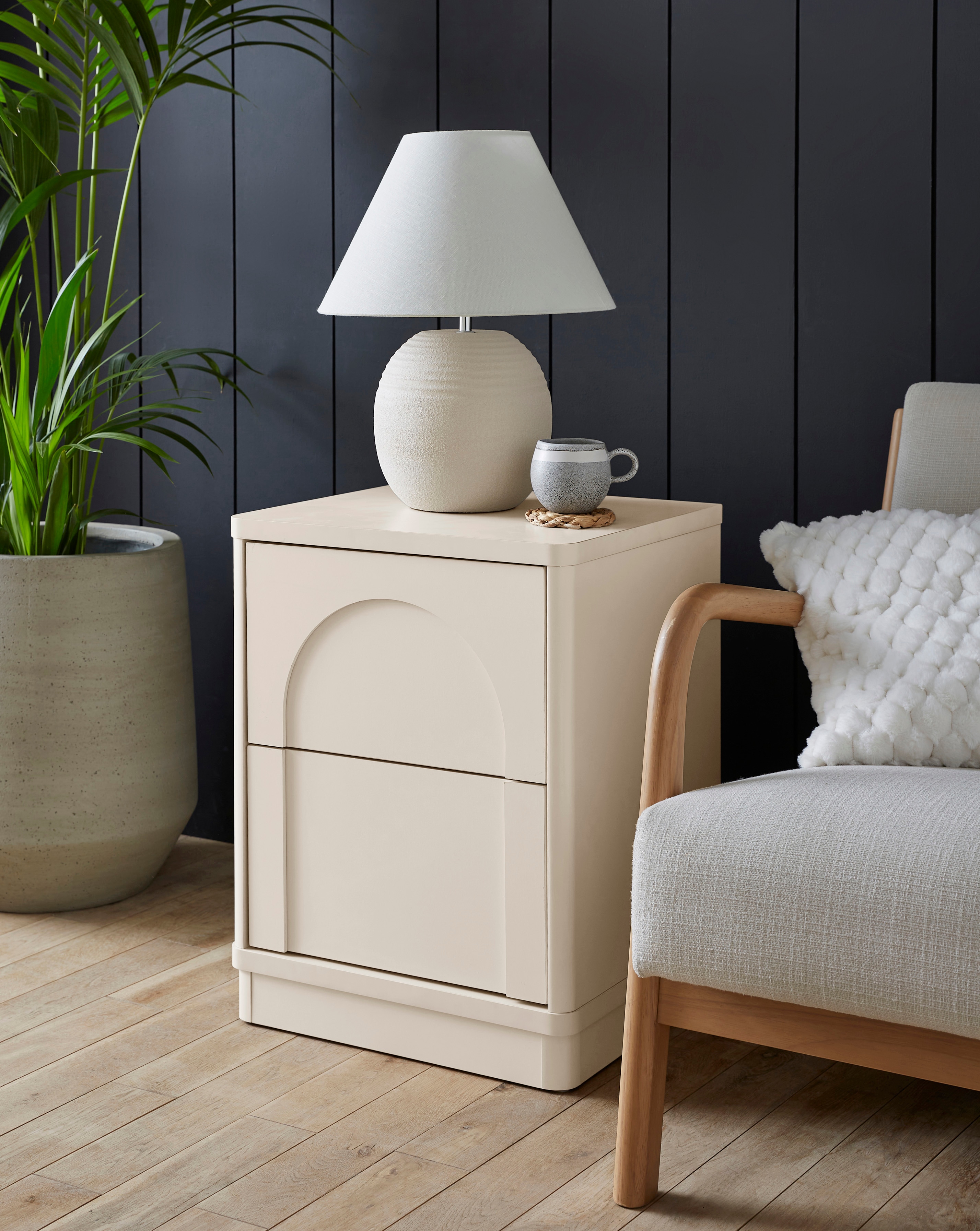 New In - Cranfield 2 Drawer Side Table