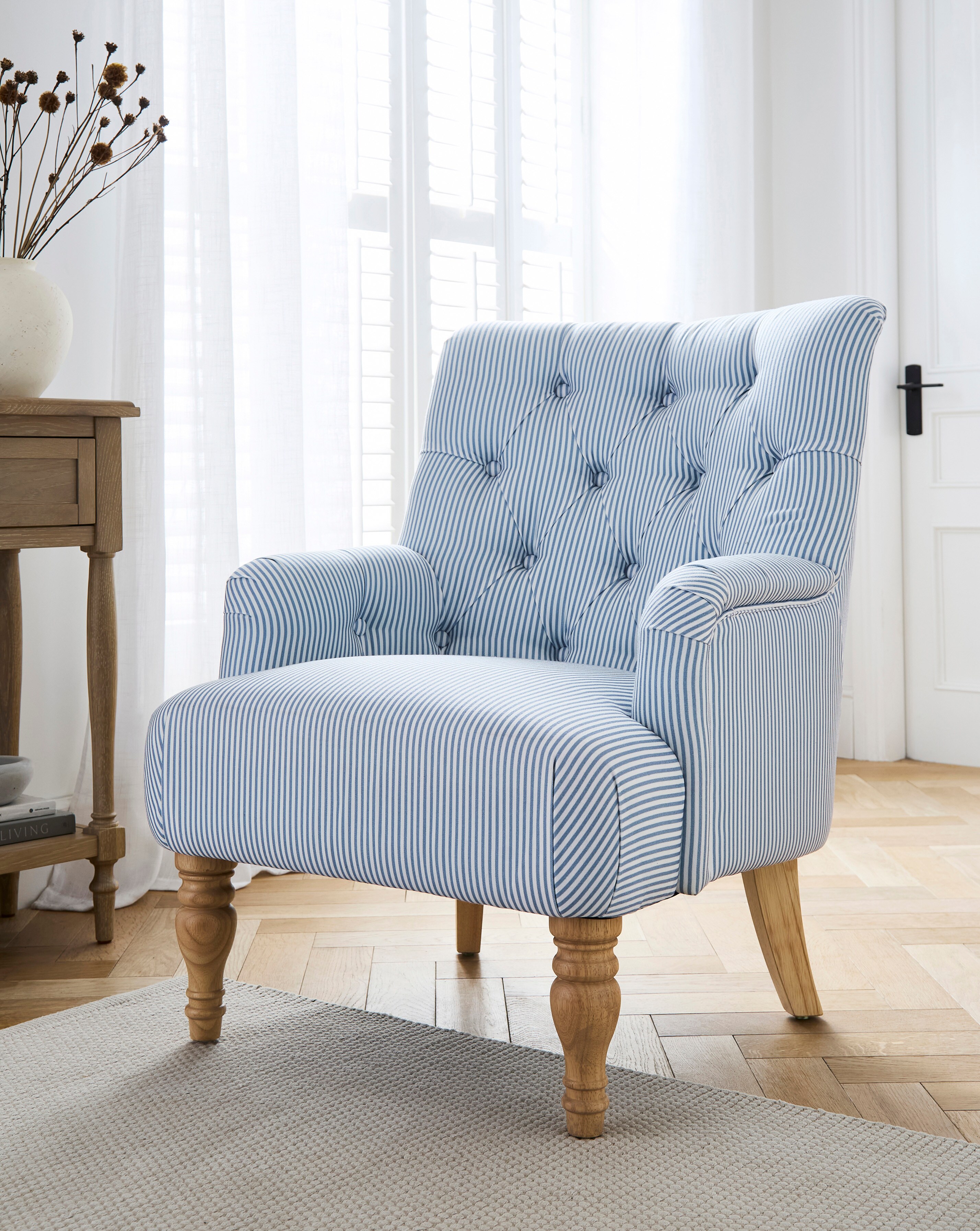 Julipa Mae Striped Accent Chair