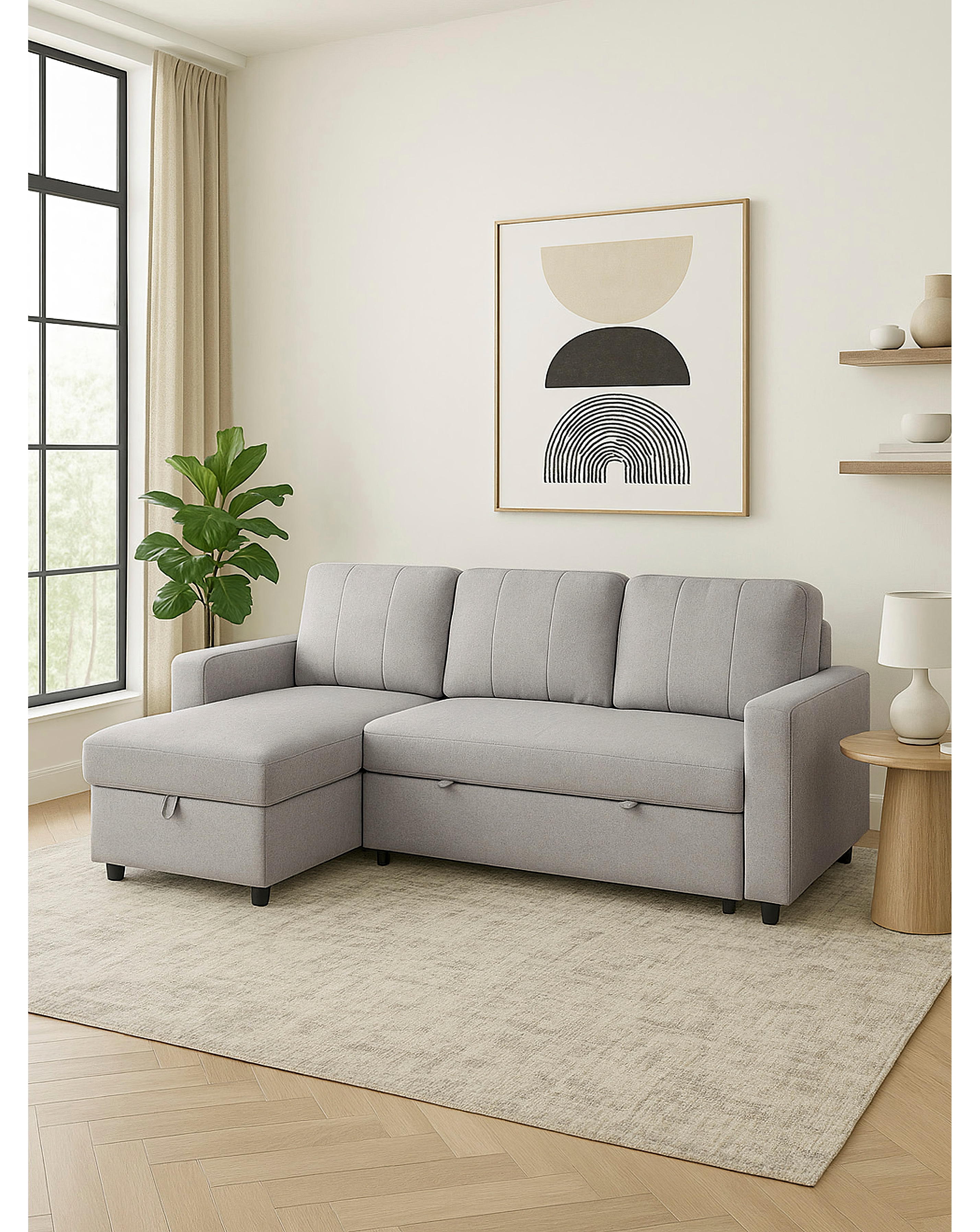 Aspire Nexis Left Corner Sofa Bed