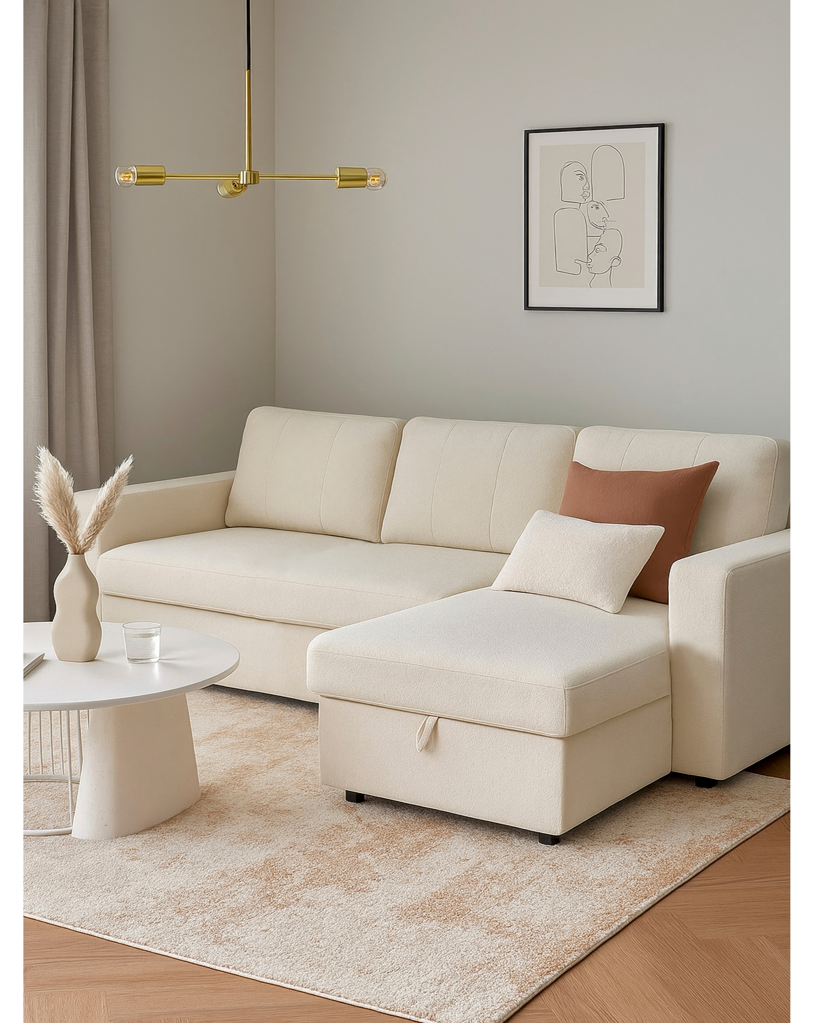 Aspire Nexis Right Corner Sofa Bed