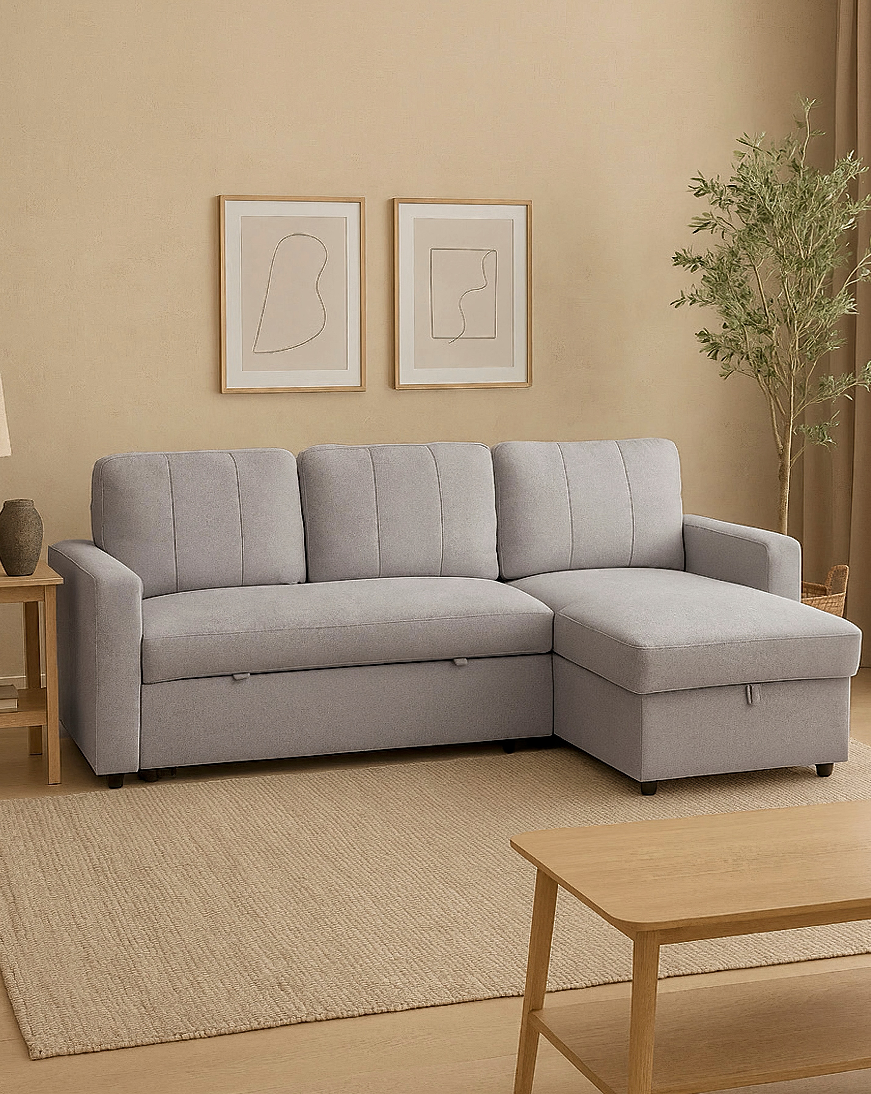 Aspire Nexis Right Corner Sofa Bed