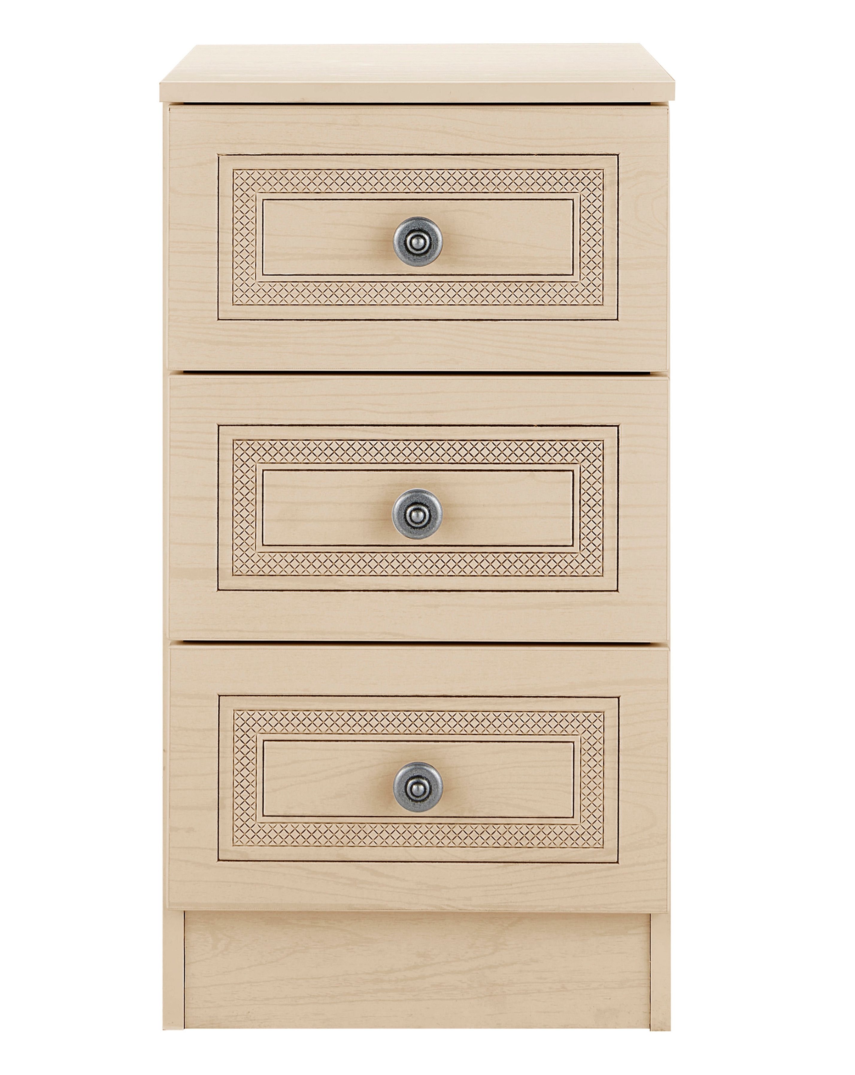 Richmond 3 Drawer Bedside Table