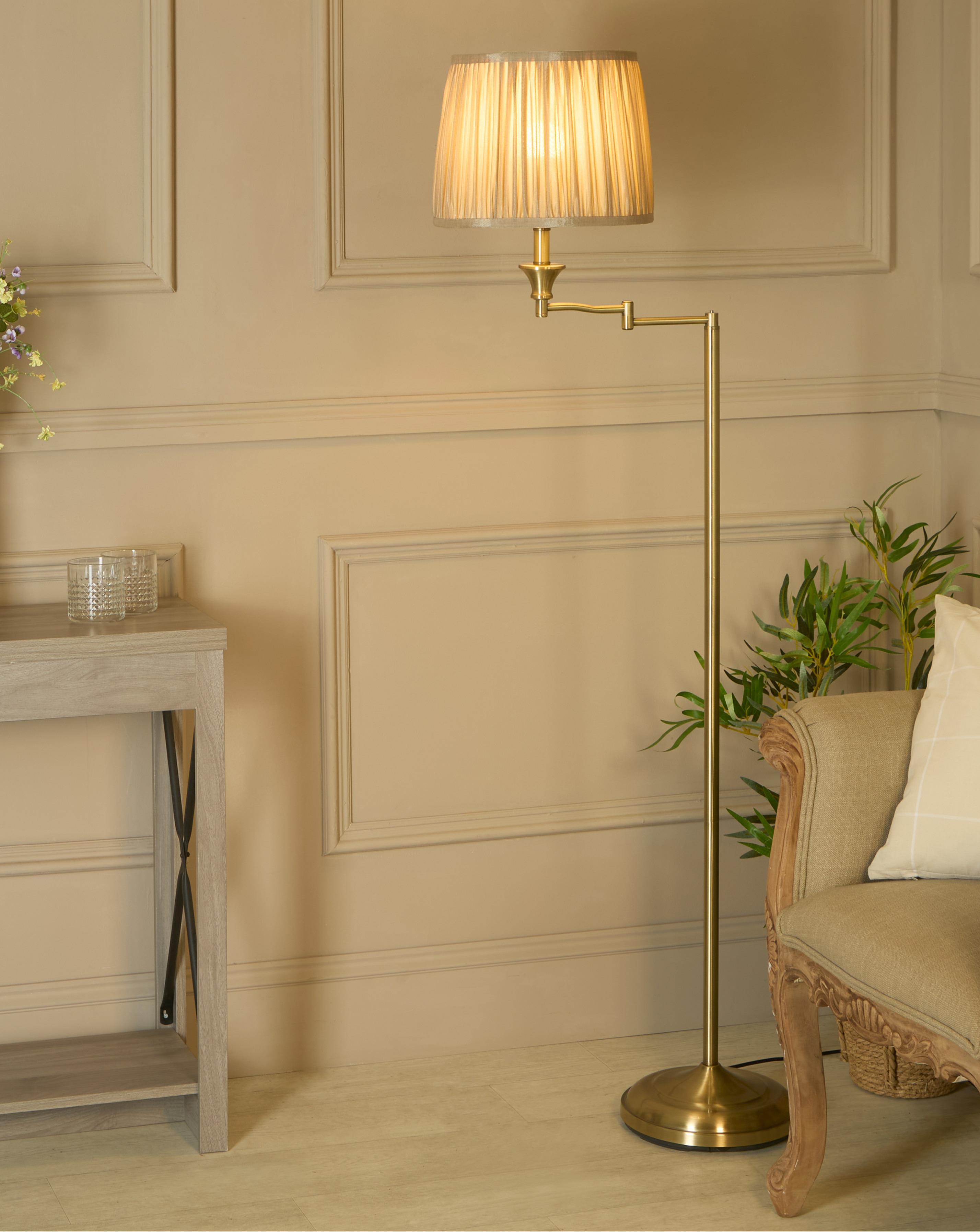 New In - Swing Arm Floor Lamp