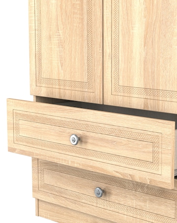 Richmond Triple Wardrobe with 2 Drawers
